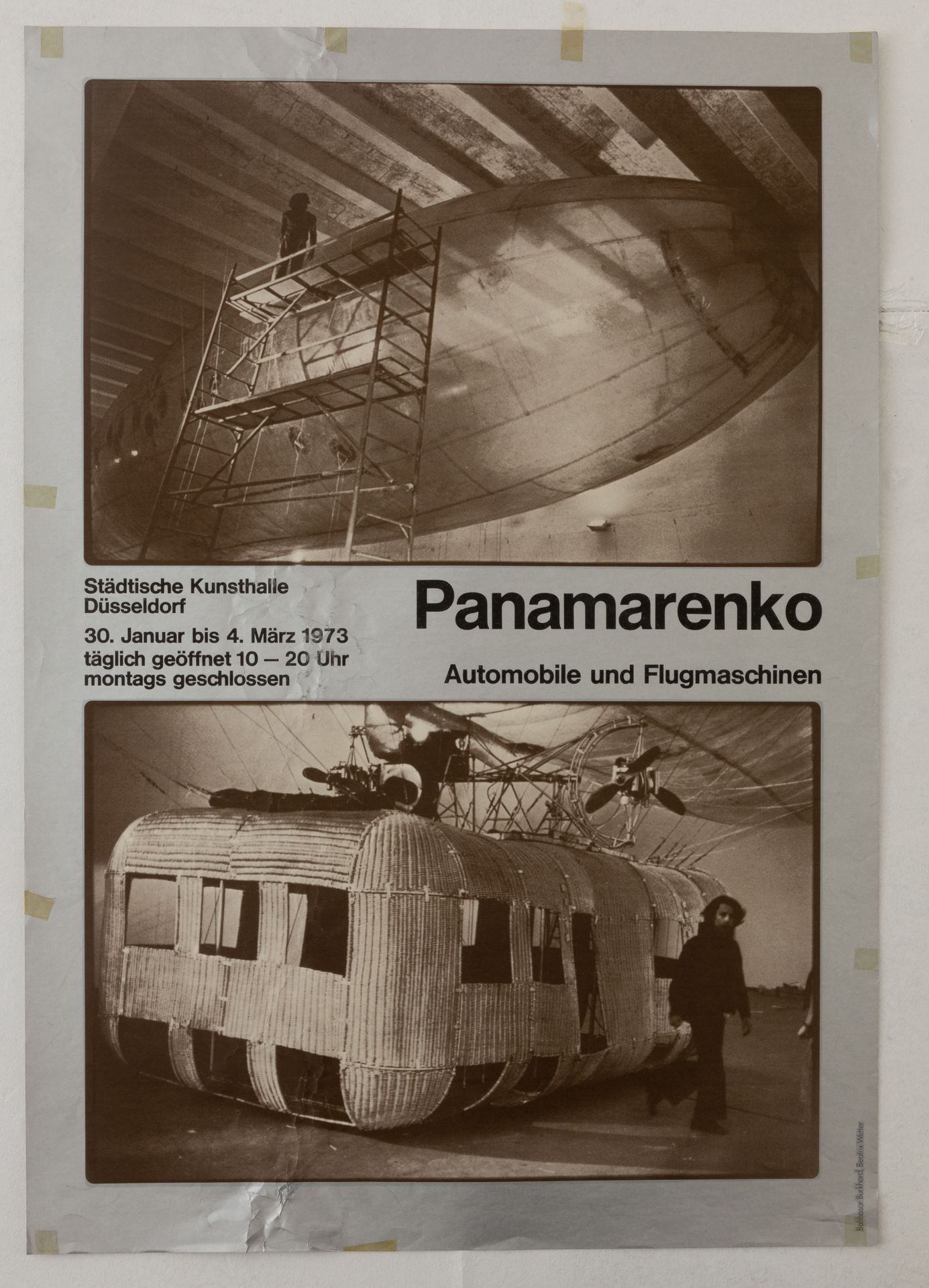 PANAMARENKO (1940-2019) Automobile und Flugmaschinen". Offsetlitho. Düsseldorf, &hellip;