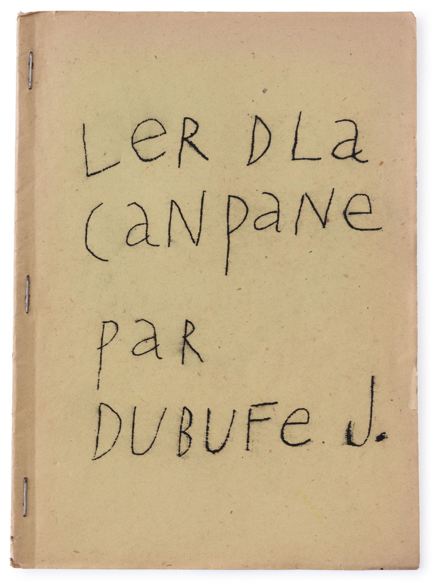 (Dubuffet) Jean Dubuffet, Ler dla canpane par DubufeJ. (Paris), Art Brut, Noël, &hellip;