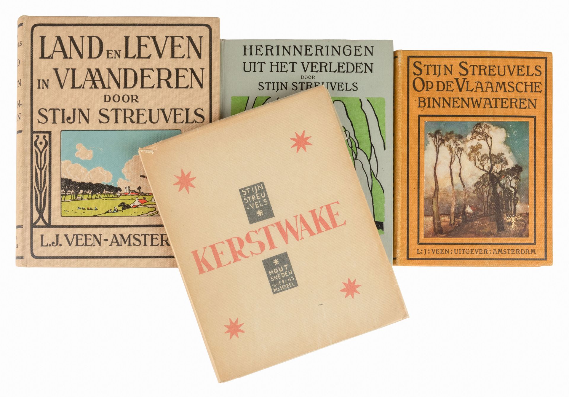 (Masereel) Stijn Streuvels, Kerstwake. Houtsneden van Frans Masereel. Amsterdam,&hellip;