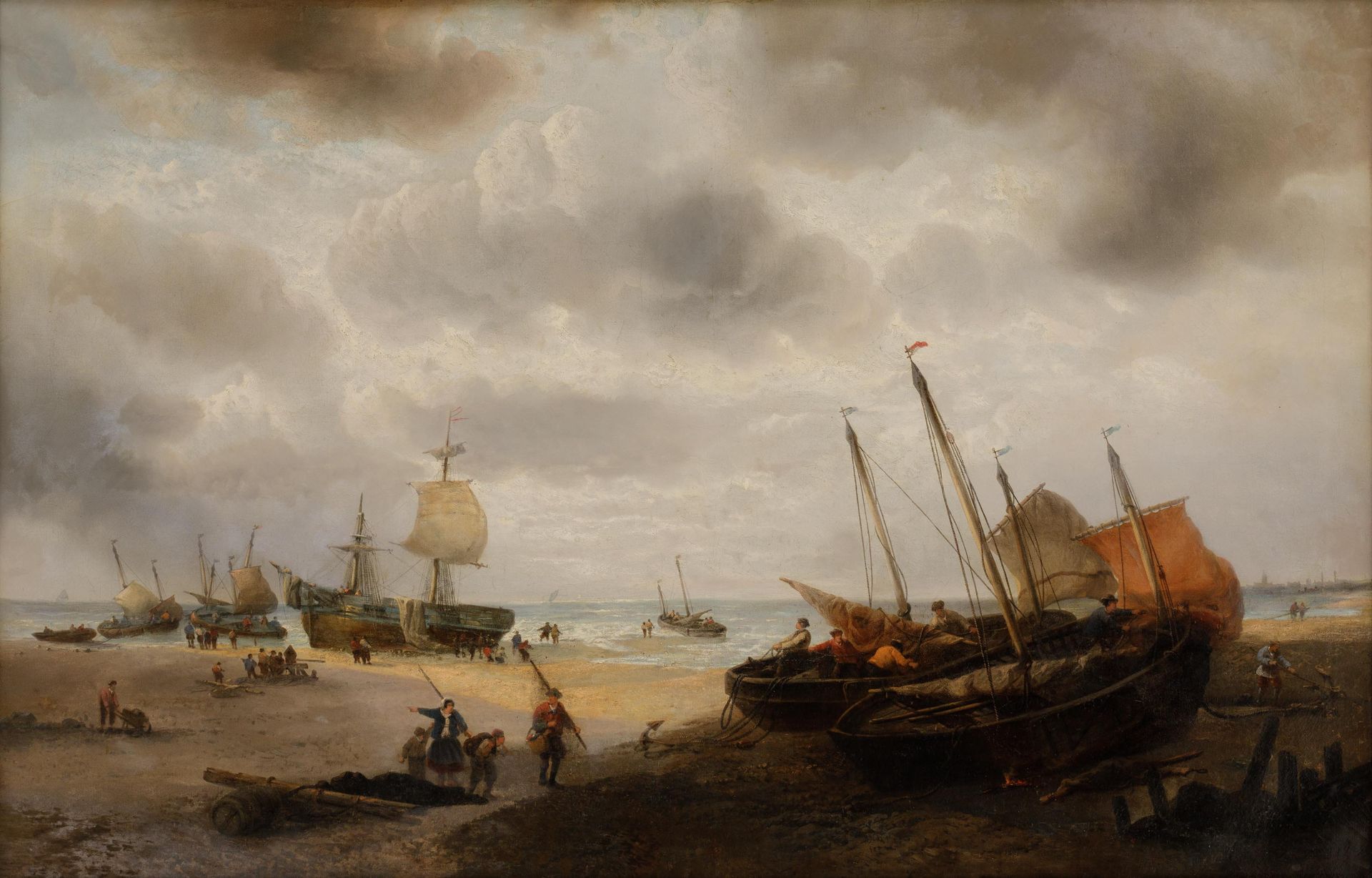 François Musin (1820-1888) (circle)





The return of the fishermen. 


Canvas.&hellip;