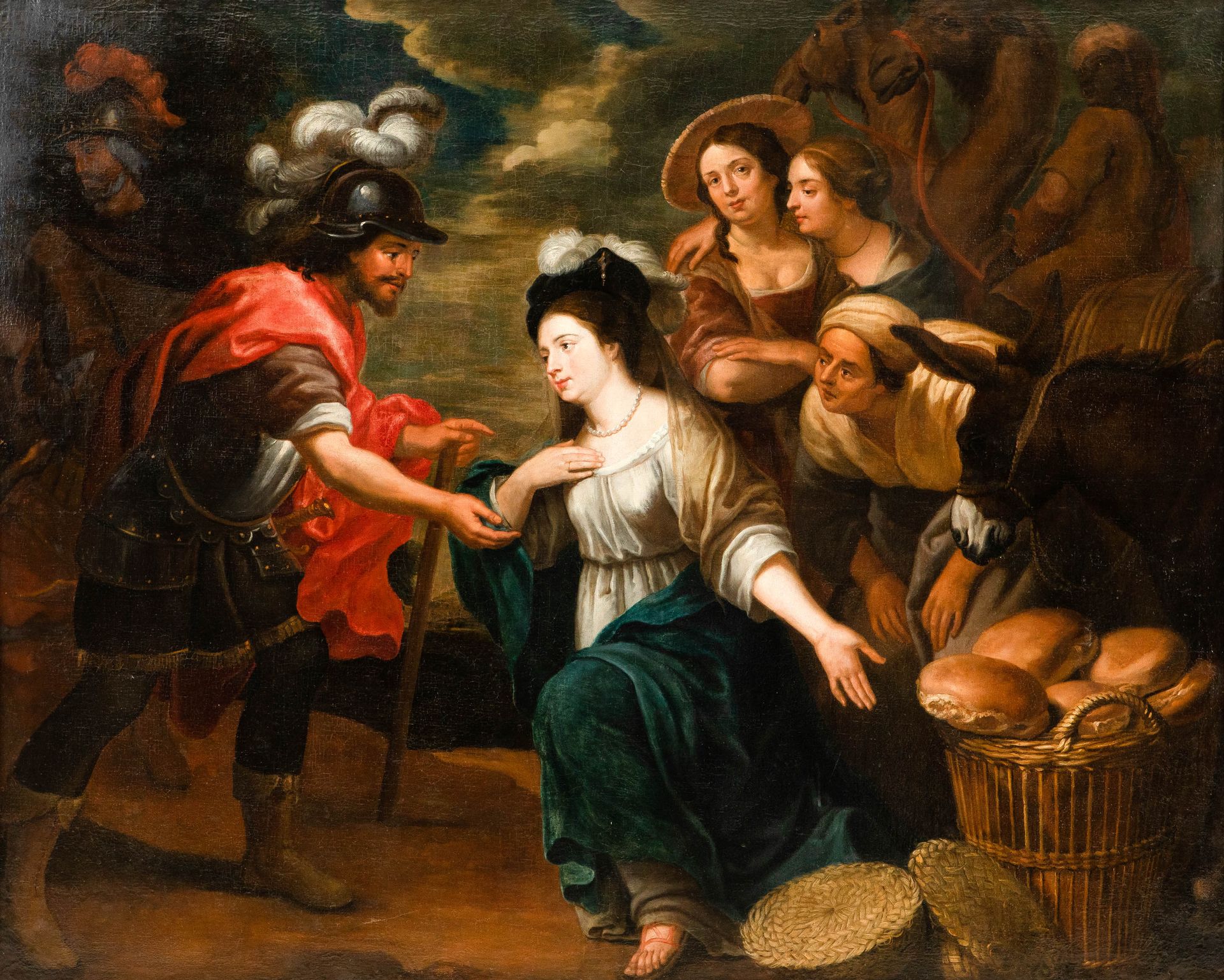 THEODOOR VAN THULDEN (1609-1669) (设置)

大卫和亚比盖尔的会面，亚比盖尔为他的军队带来口粮（撒母耳记上25：23）。

布衣&hellip;