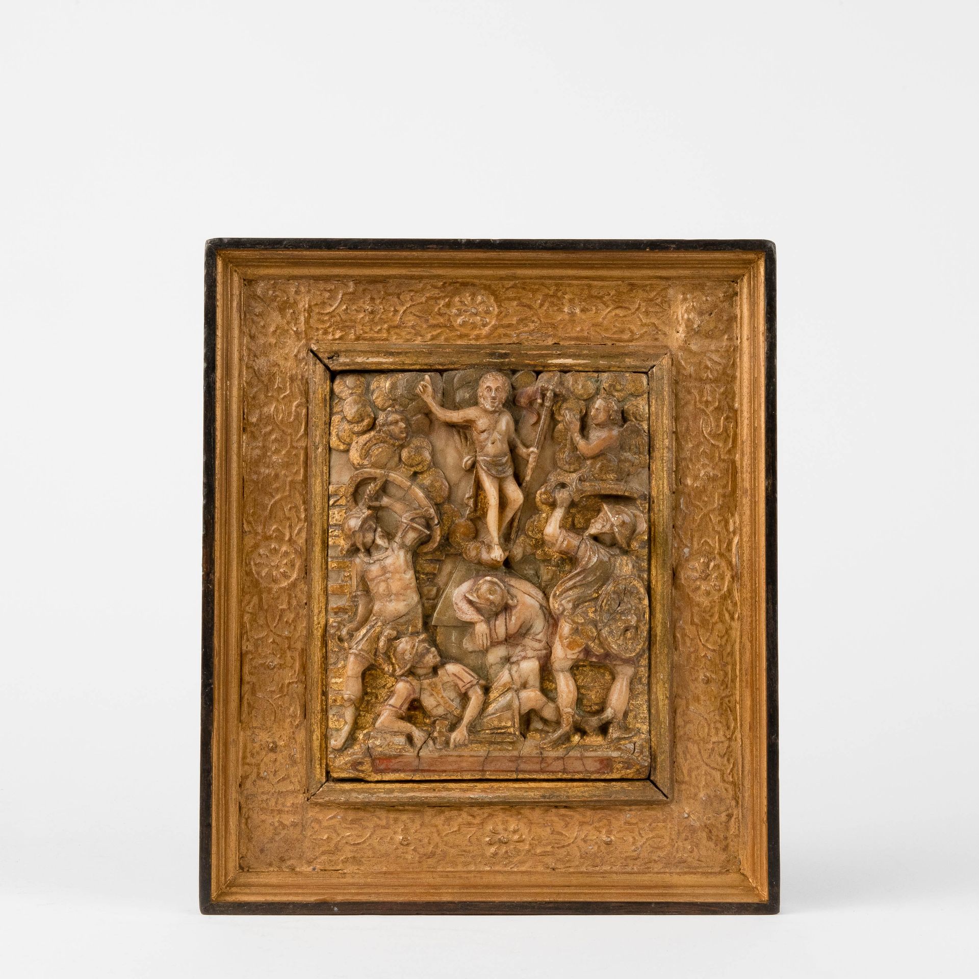 Relief. Malines. Deuxième moitié du 16ème siècle. 救济。梅赫伦。16世纪下半叶。

描绘了基督的复活。

雪花&hellip;