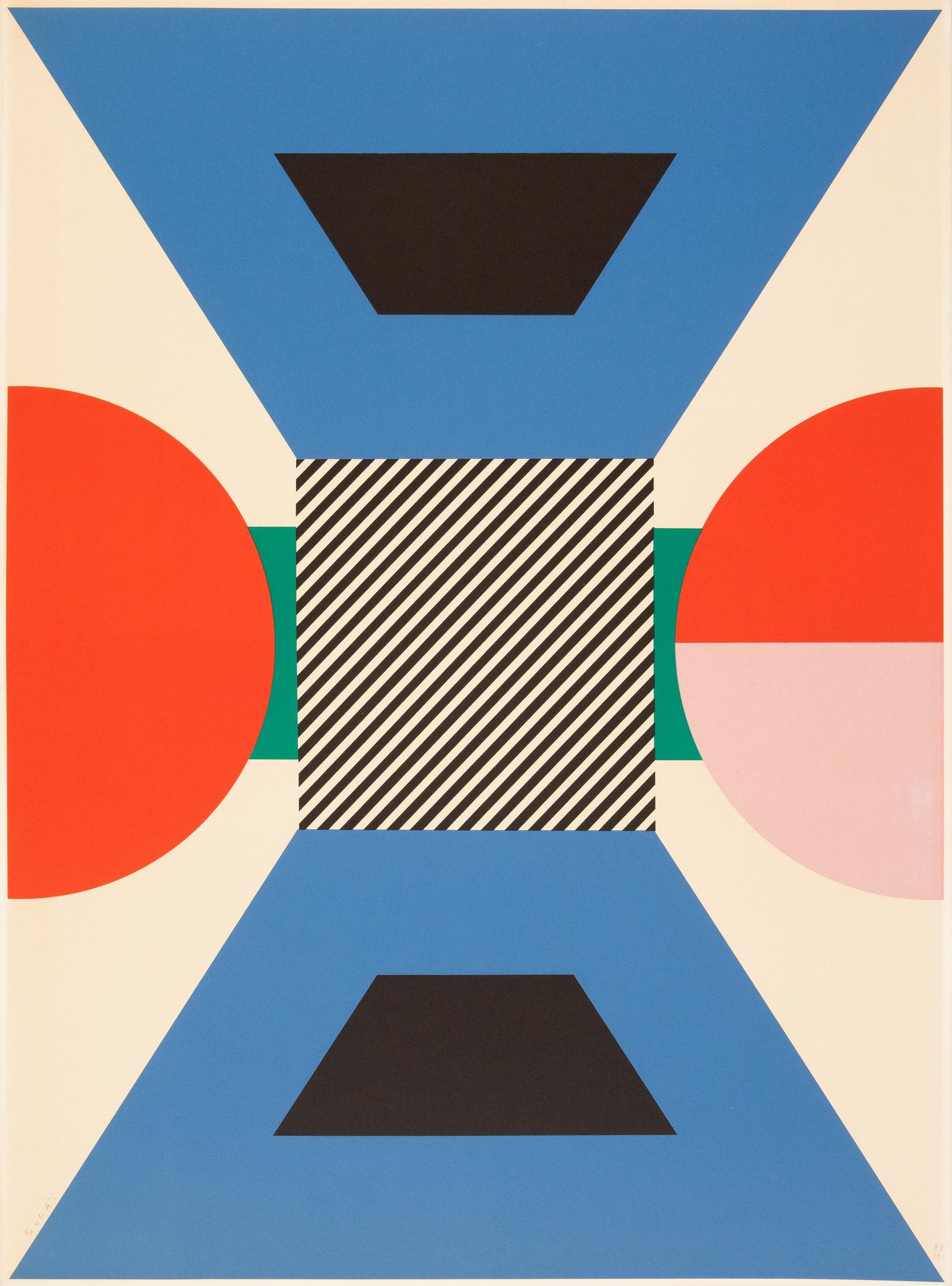 KUMI SUGAI (1919-1996) Untitled.
Colour screenprint. Signed, dated and numbered &hellip;