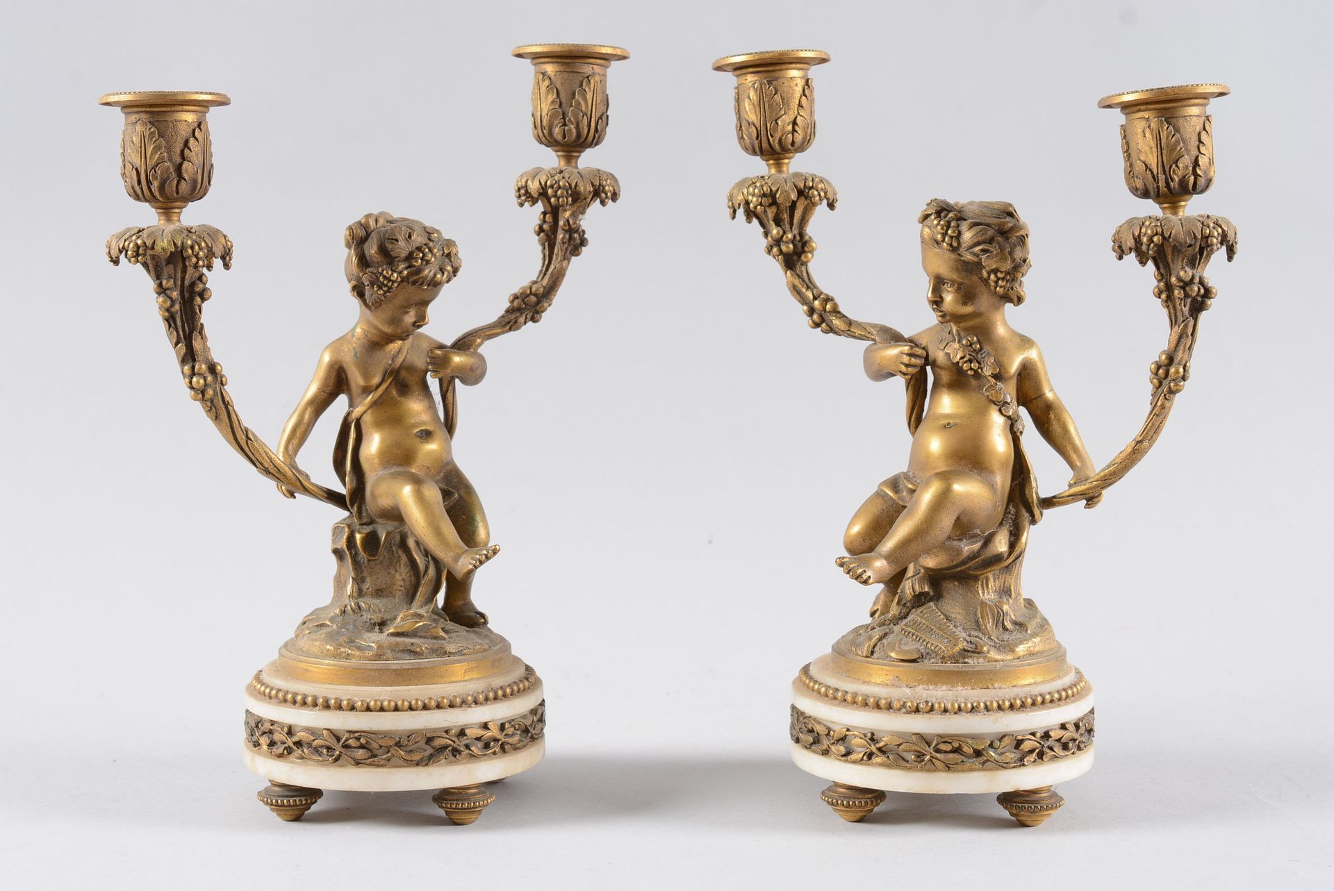 Paire de bougeoirs CLODION CLODION (1738-1814), después de

Pareja de candelabro&hellip;