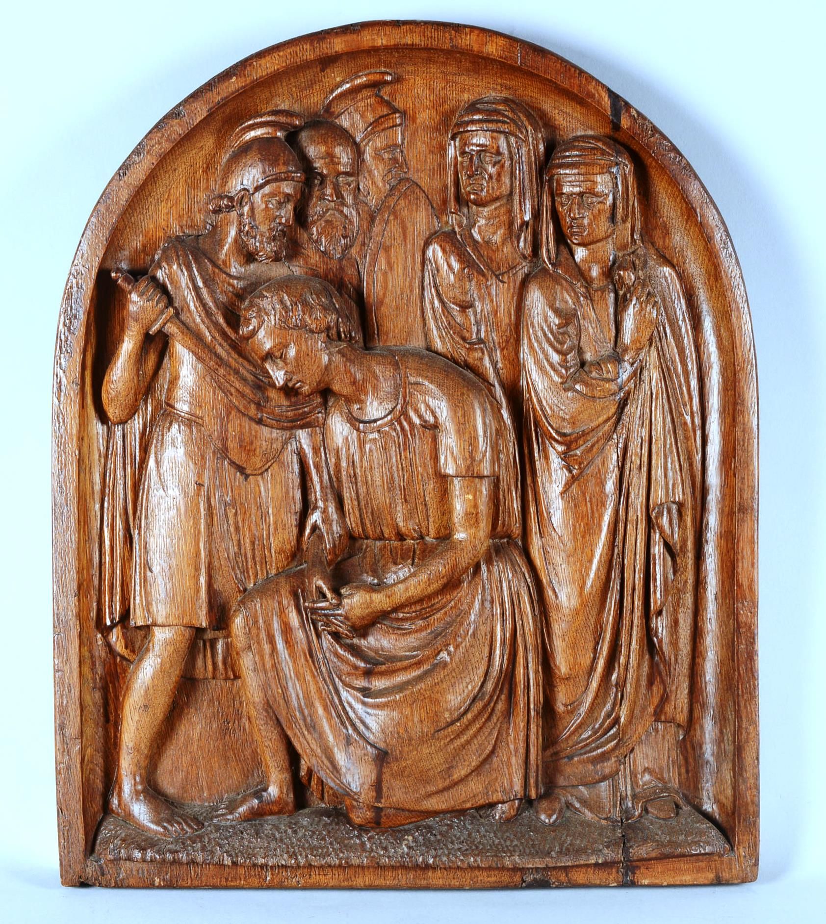 Scène de Martyre Modern school

Martyrdom scene

Wooden panel carved in relief.
&hellip;