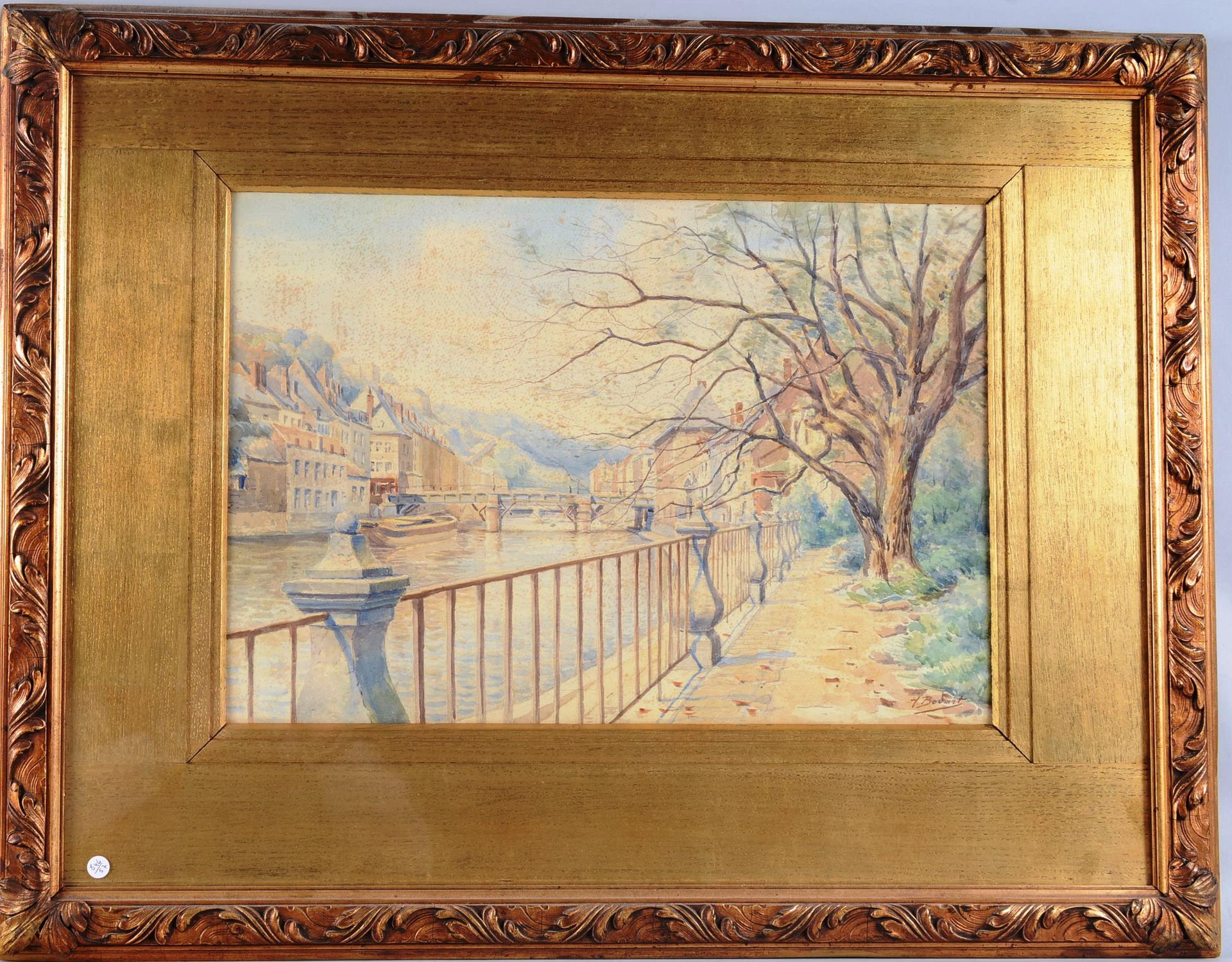 Henry BODART (1874-1940) Henry BODART (1874-1940)

"Quay in Namur".

Watercolor &hellip;