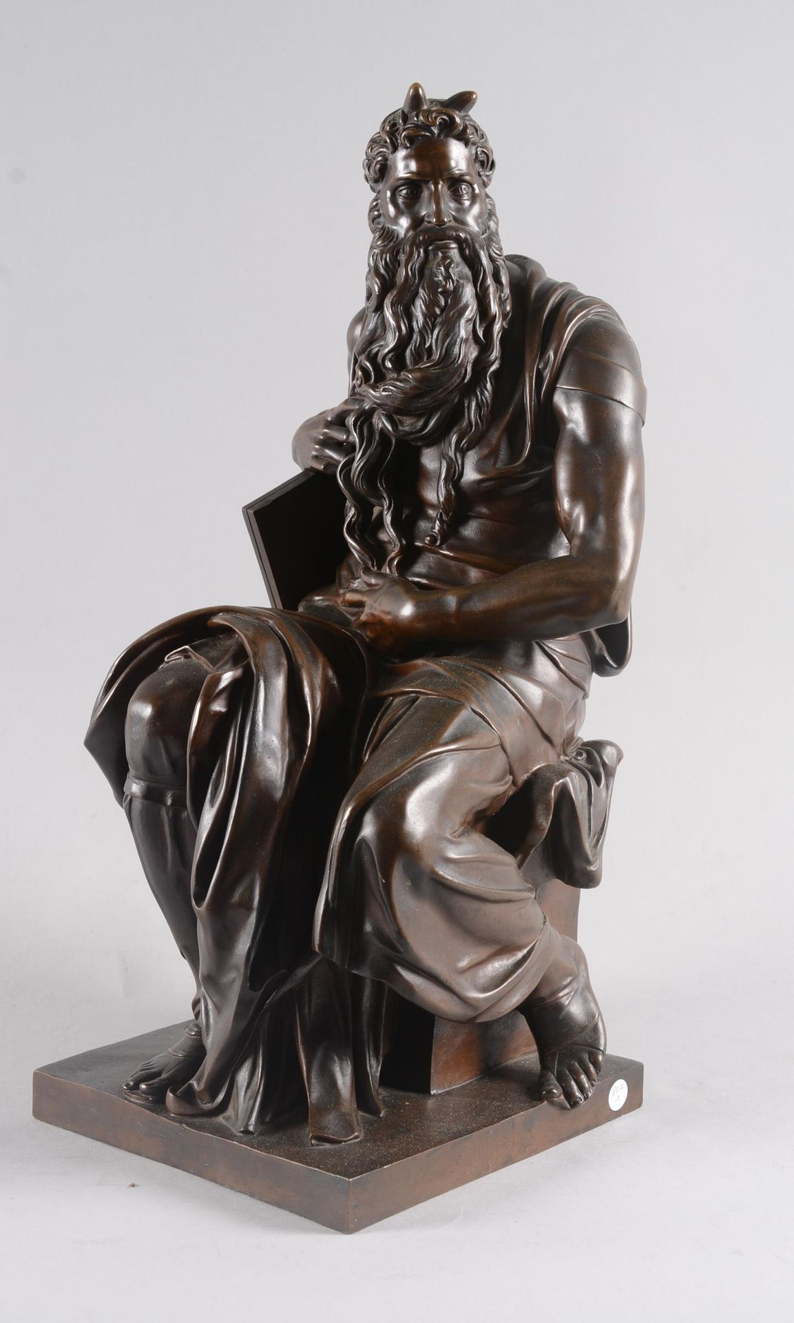 D’après MICHEL-ANGE (1475-1564) After MICHEL-ANGE (1475-1564)

Moses holding the&hellip;
