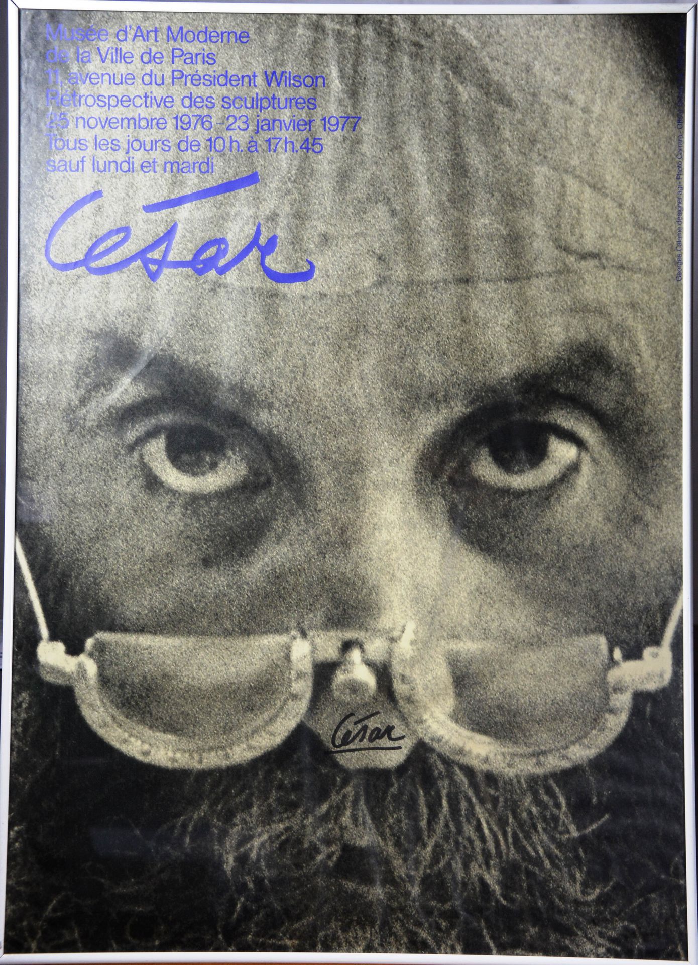 BALDACCINI, César dit CESAR 巴尔达奇尼，凯撒-迪特-塞萨尔 ( 1921 - 1998)

他在巴黎市立博物馆举办的展览的签名海报；&hellip;