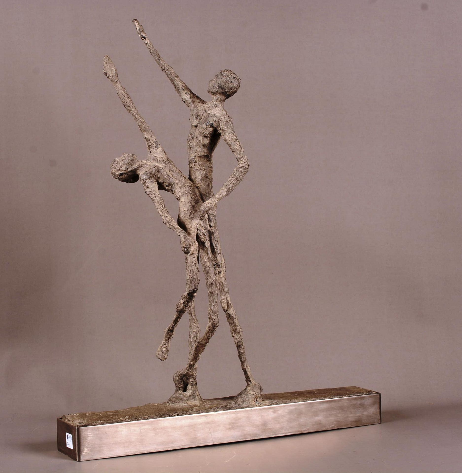 " Couple de danseurs" 20世纪的学校。

"几位舞者"。

铜质纪念品ML和绘制的1/8

尺寸：63厘米 x 50厘米
