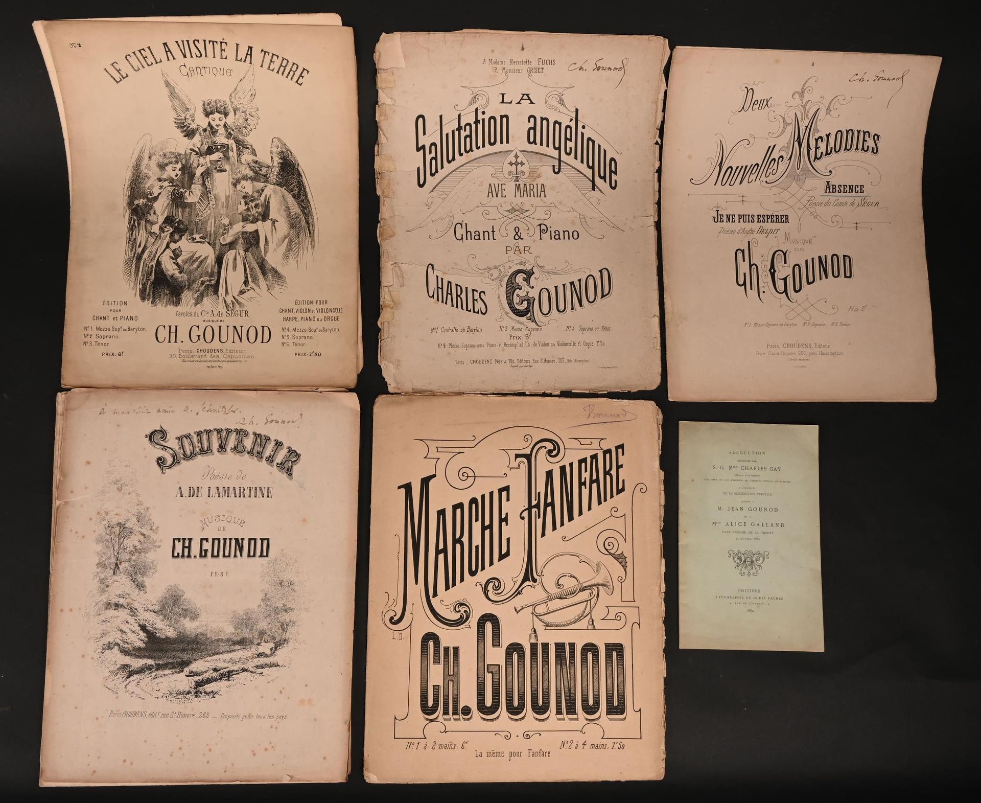 Null GOUNOD Charles - PARTITIONS



Set of 5 printed scores and a printed speech&hellip;