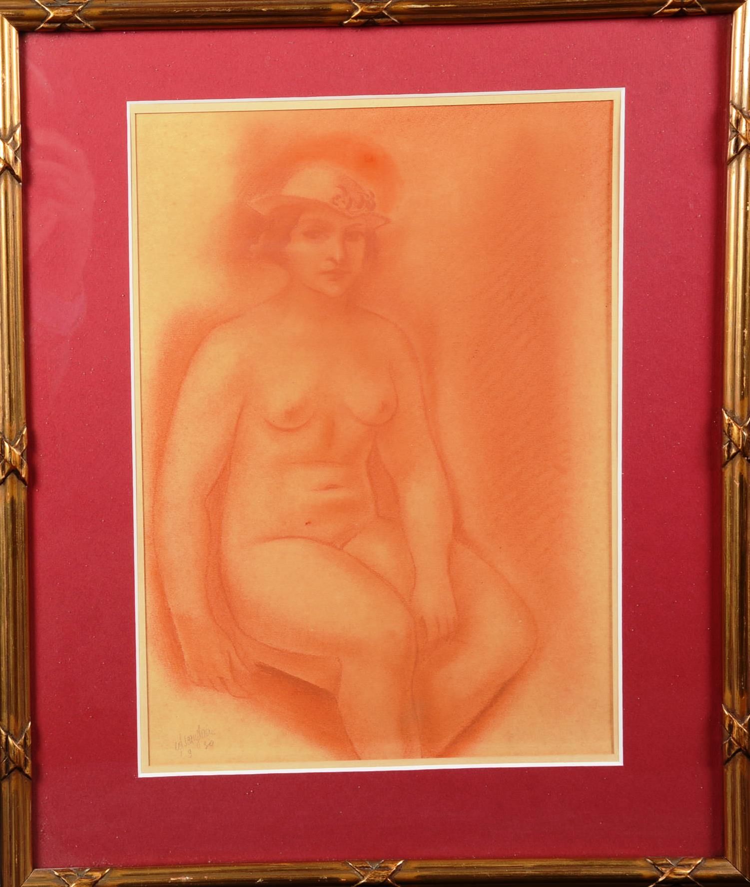 Edgar SCAUFLAIRE (1893-1960) 埃德加-斯考莱(Edgar SCAUFLAIRE) (1893-1960)

"裸体"。

Sangu&hellip;