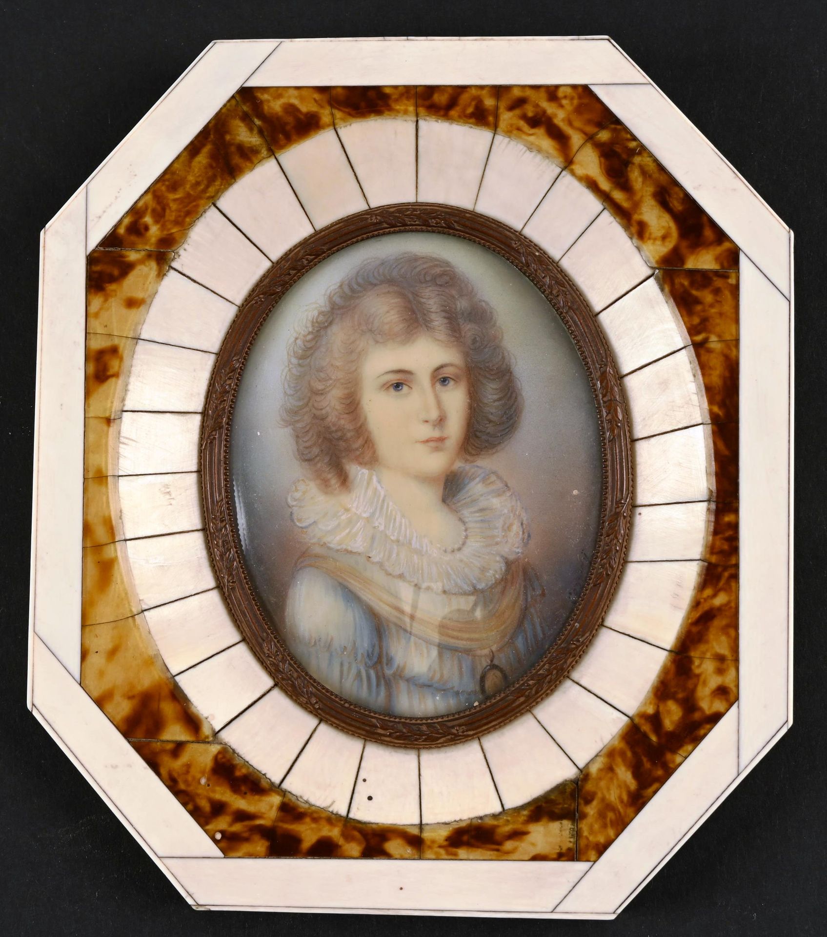 [Miniature]Richard COSWAY (1742-1821) [迷你型]

理查德-科斯维（1742-1821）

"带着奖章的年轻女士"。

椭&hellip;