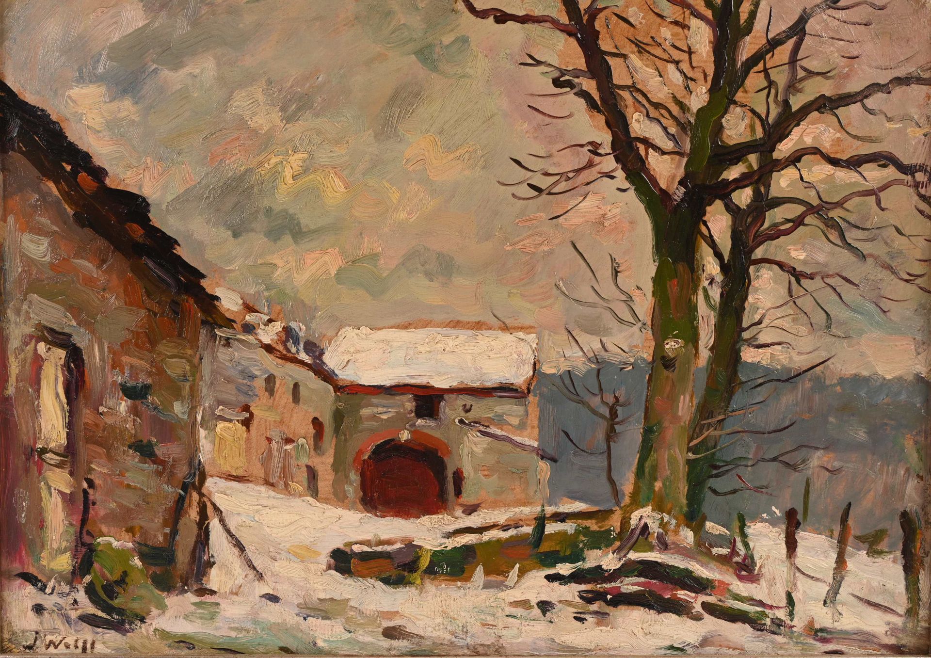 José Wolff, 何塞-沃尔夫, ( 1885年2月18日 / 1964年2月23日 )

"Roche - à - Frêne，Ravet的雪"。

左&hellip;