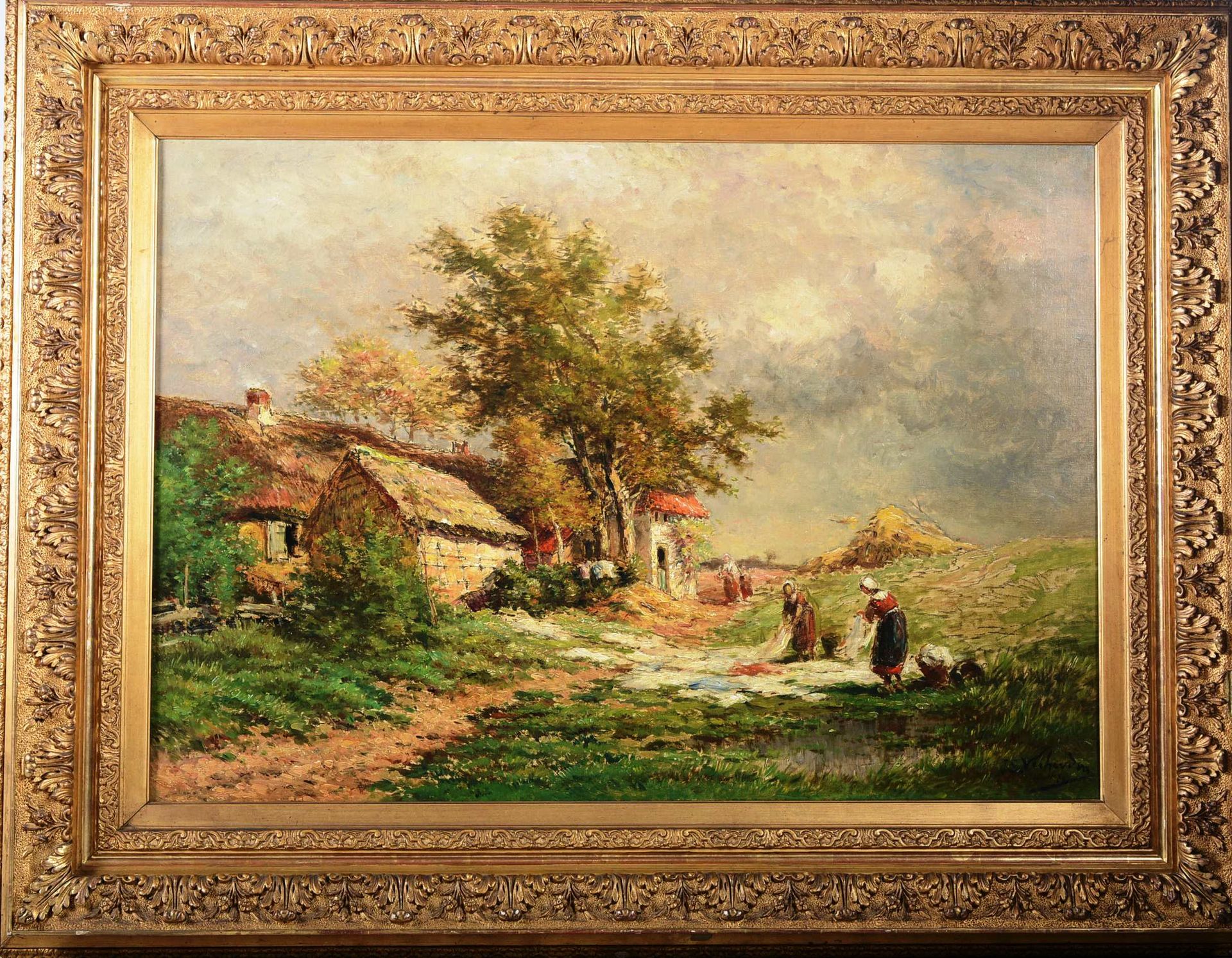 VERHEYDEN I "Scène rurale" VERHEYDEN Isidore (Anvers 1846 - Ixelles 1905)

" Scè&hellip;