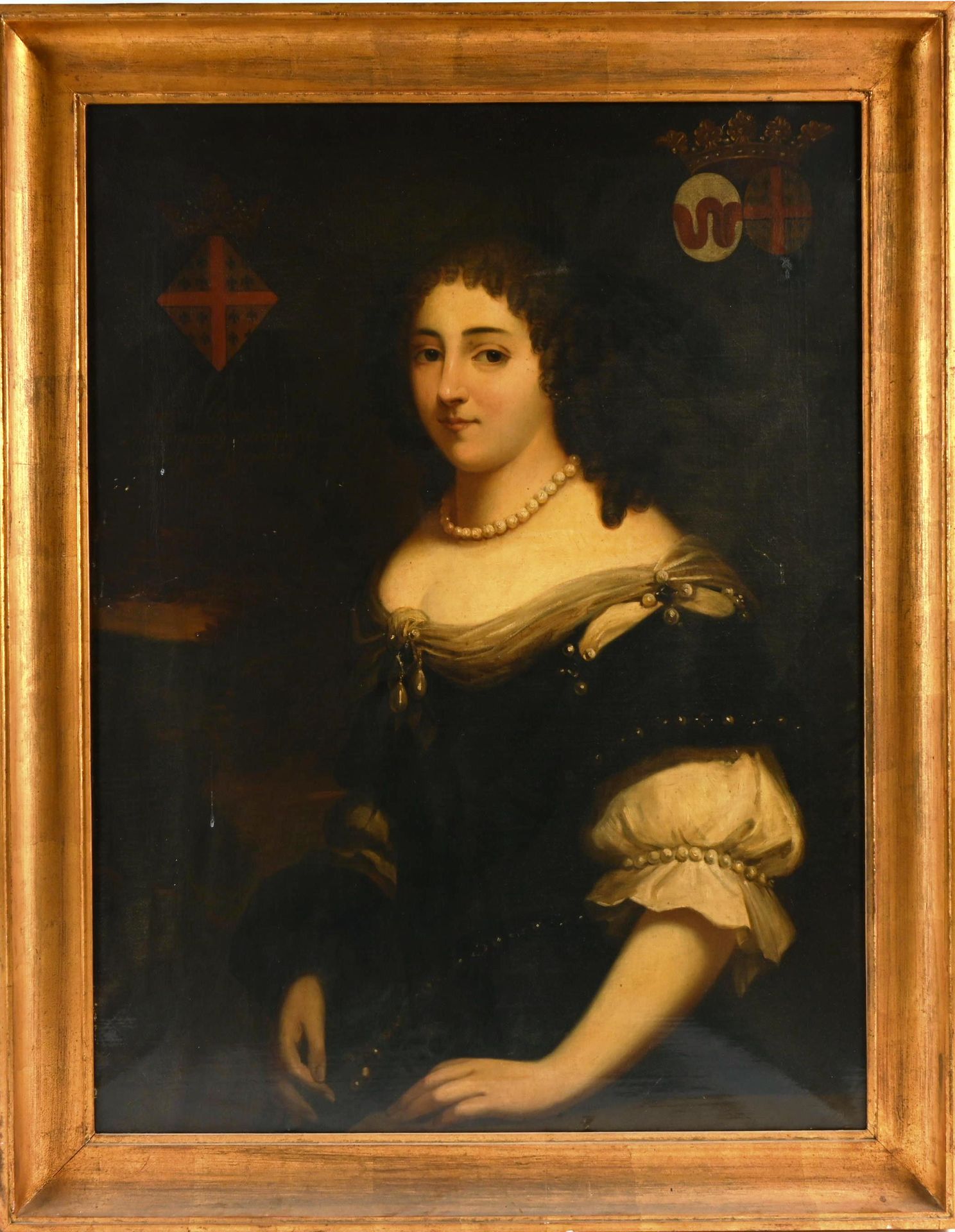 Comtesse de Groesbeek, Portrait. Flemish school of the end of the XVIIth century&hellip;