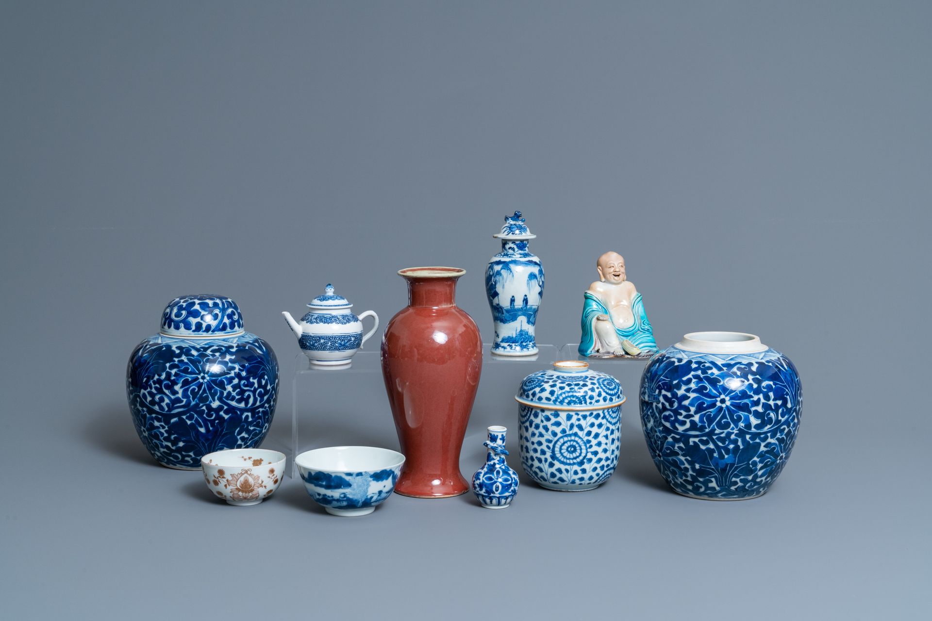 A varied collection of Chinese porcelain, Kangxi and later Full title: A varied &hellip;