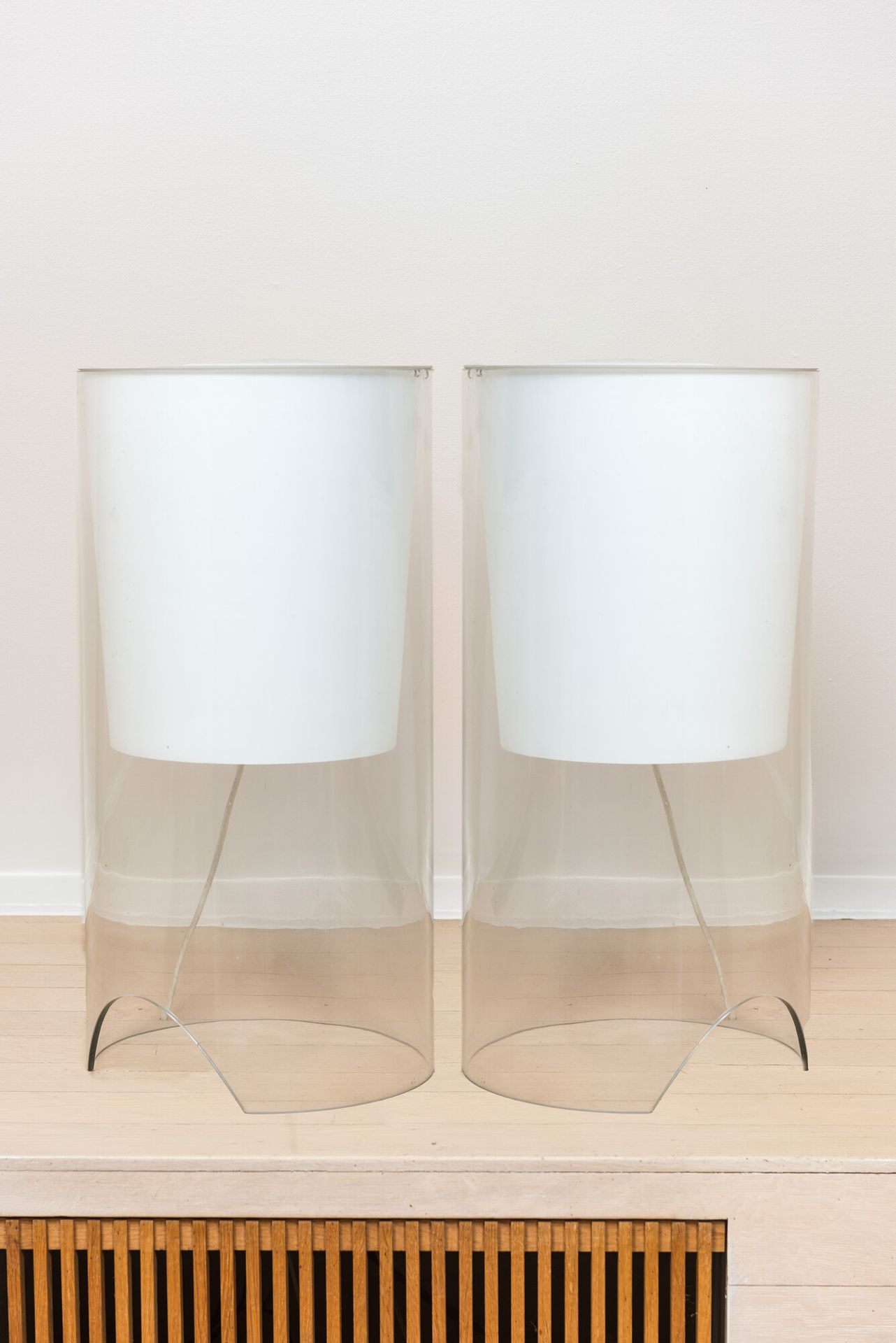 Achille Castiglioni for Flos: a pair of 'AOY' table lamps, 1975 Full title: Achi&hellip;