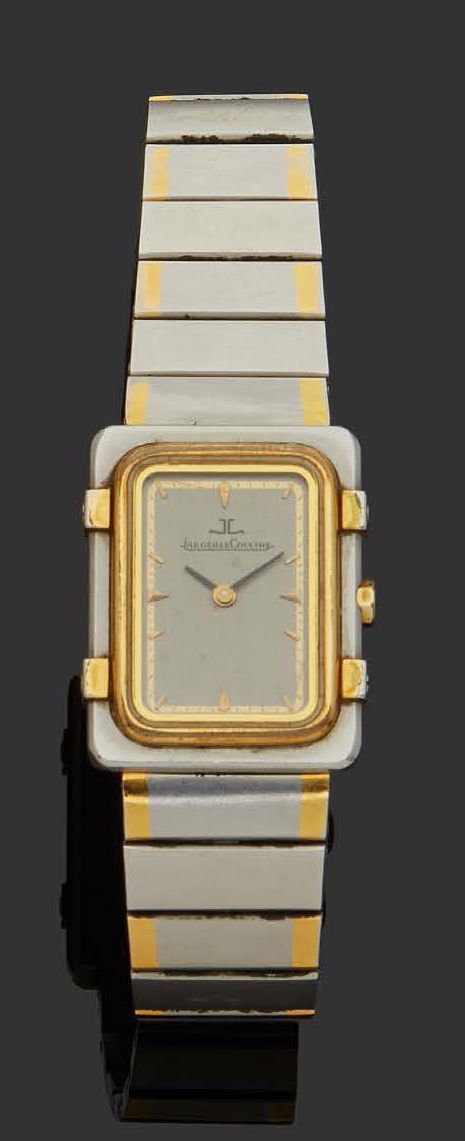 JAEGER-LECOULTRE Steel woman's wrist watch, rectangular case.
Quartz movement.
(&hellip;
