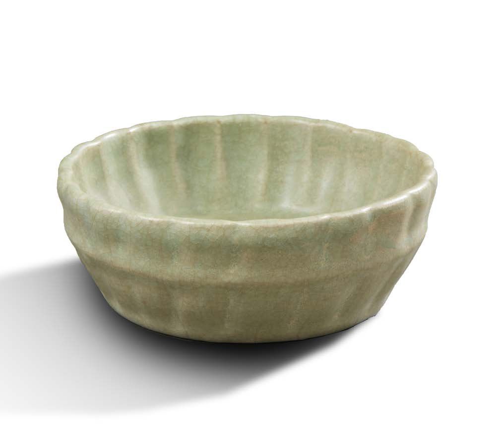 CHINE Brocca d'acqua da studioso in ceramica con sfondo verde celadon leggerment&hellip;