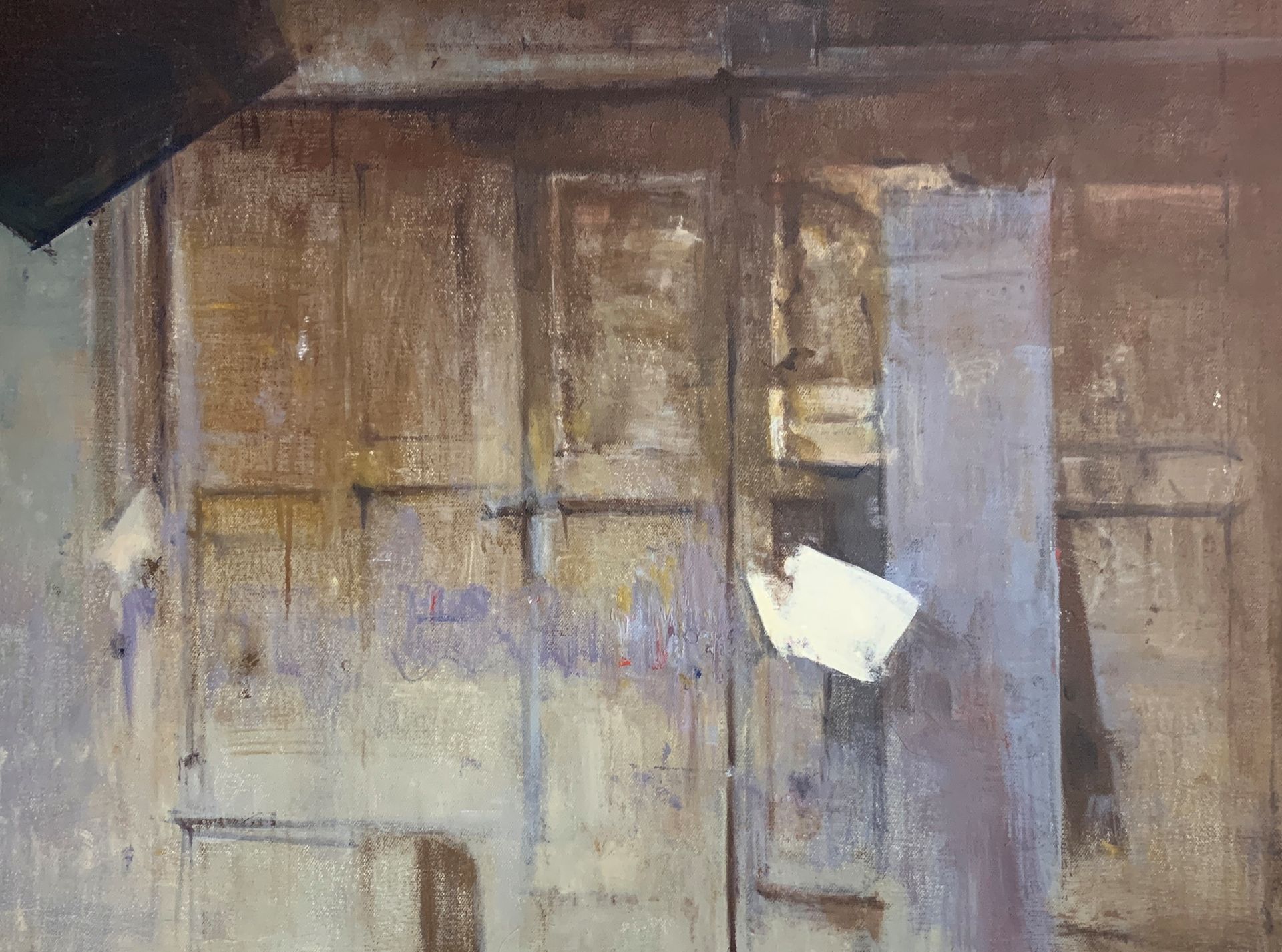 ZHANG LITAO (1973) A letter, 2013. 
 Acrylic on canvas
Dim: 60 x 80 cm