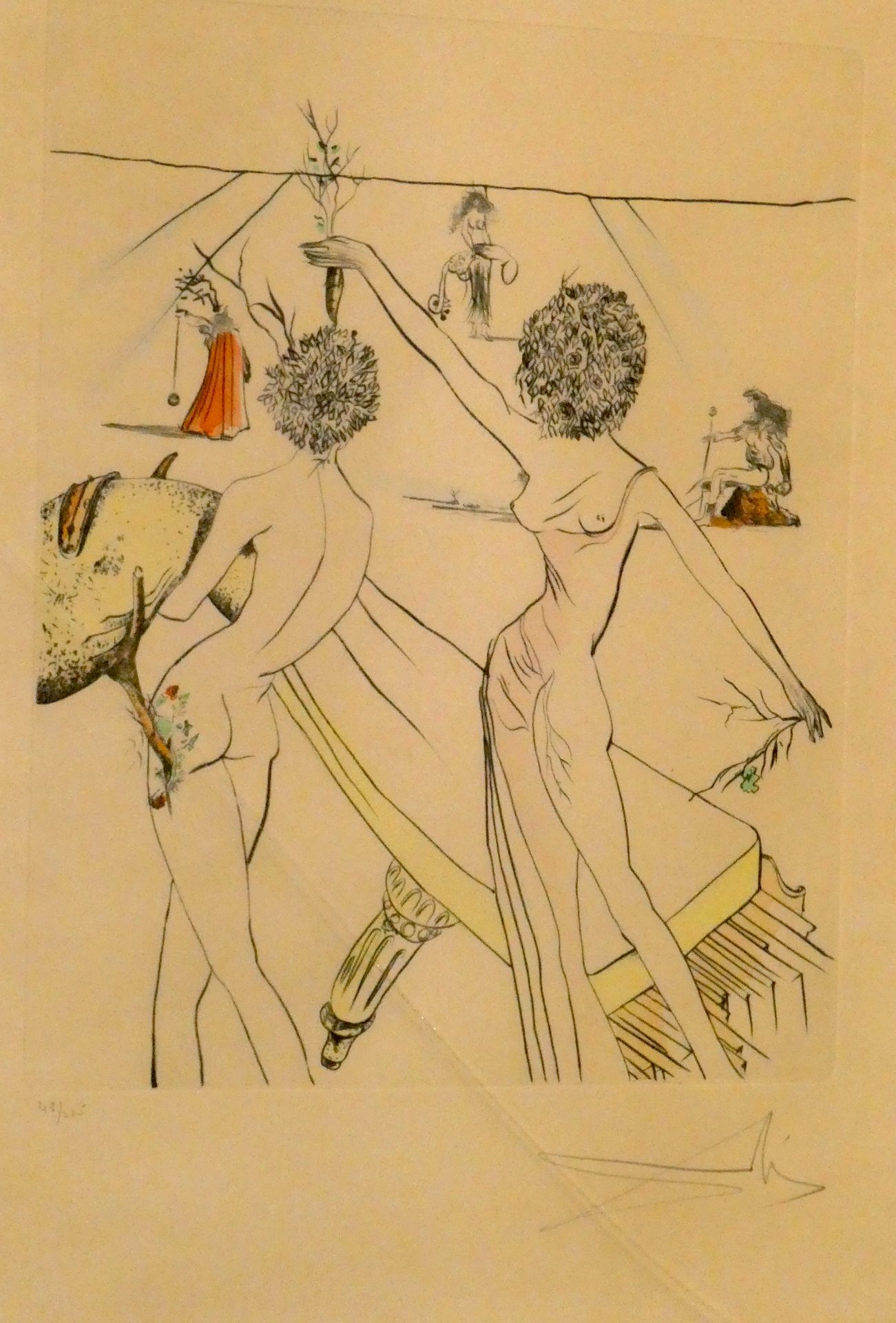 Null 萨尔瓦多-达利(1904-1989)

裸体

雕刻编号为48 / 225

尺寸：56 x 32厘米