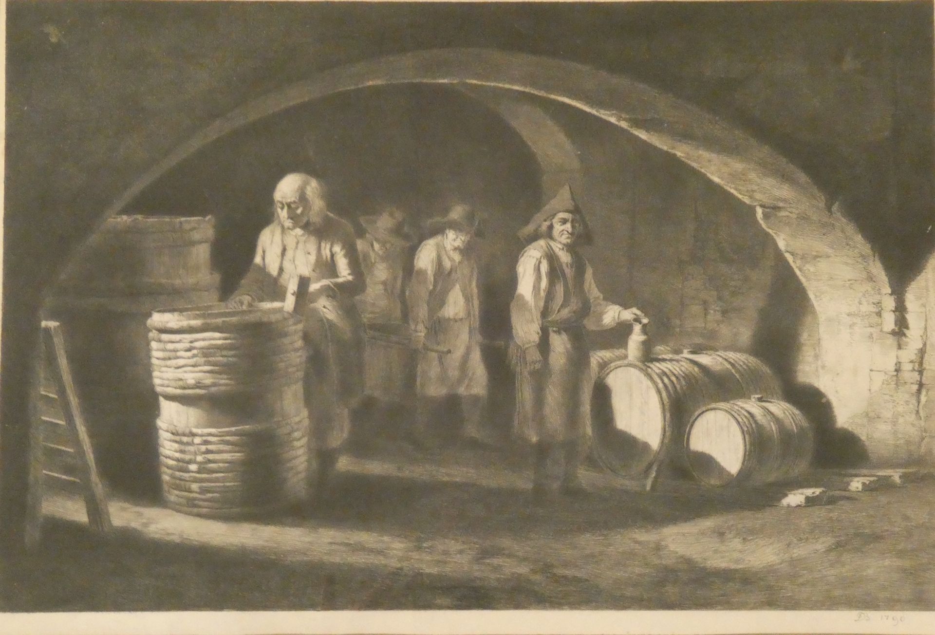 Null 让-雅克-德-博伊西埃(1736-1810)

Les Petits tonneliers

蚀刻版画，空白处有DB字样，日期为1790年。

26x&hellip;