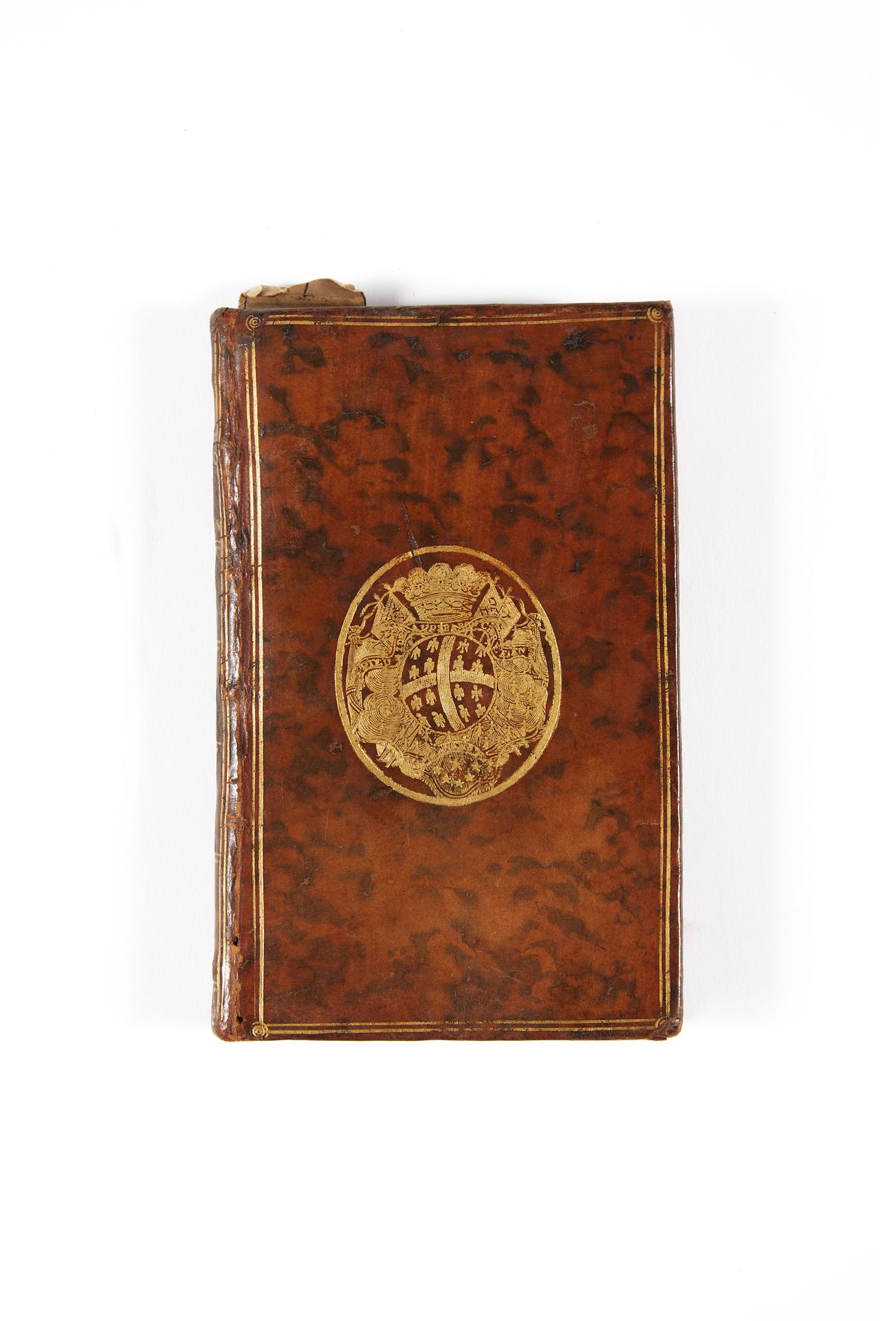 ARGENS, Marquis de. 曼维尔小姐的回忆录》或《假装的骑士》。阿姆斯特丹，La Société，1750年。两卷一十二册。全现代小牛皮，木板上有&hellip;