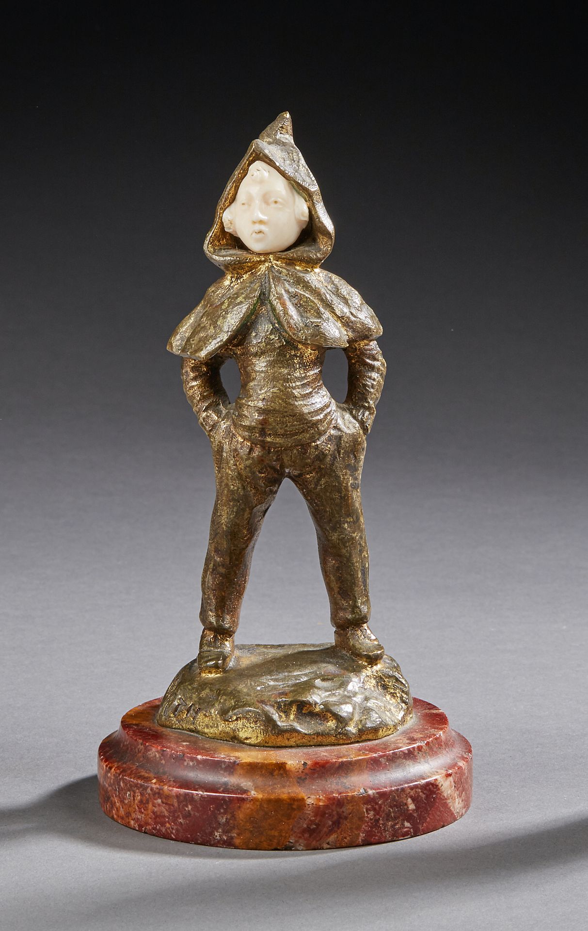 Null GEORGES OMERTH (act.1895-1925)

Sculpture chryséléphantine en bronze doré e&hellip;