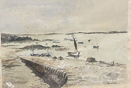 Null M. CHATAIGNER( Actif auXXè siècle)

Bateaux sur la jetée

Aquarelle sur pap&hellip;