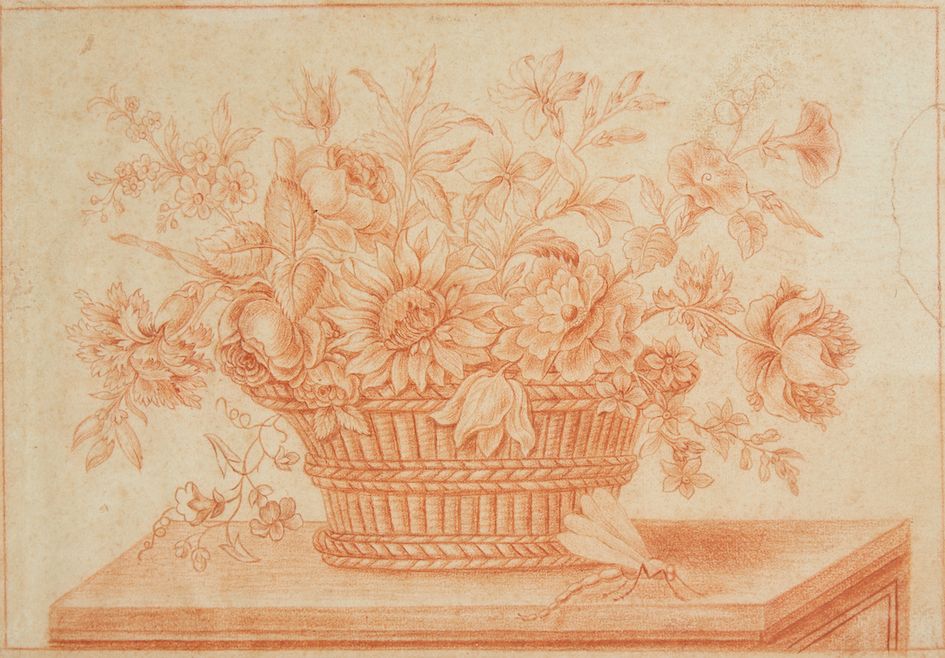 Null Ecole FRANCAISE du XIXème siècle

Panier de fleurs

Sanguine

22 x 32 cm