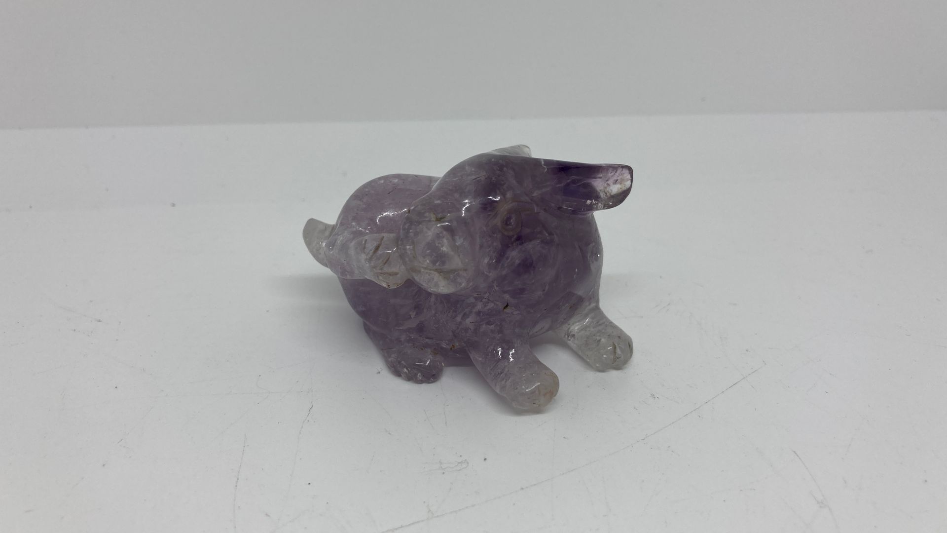 Null CHINA - 20th century


Small amethyst rabbit, scratching with its hind leg.&hellip;