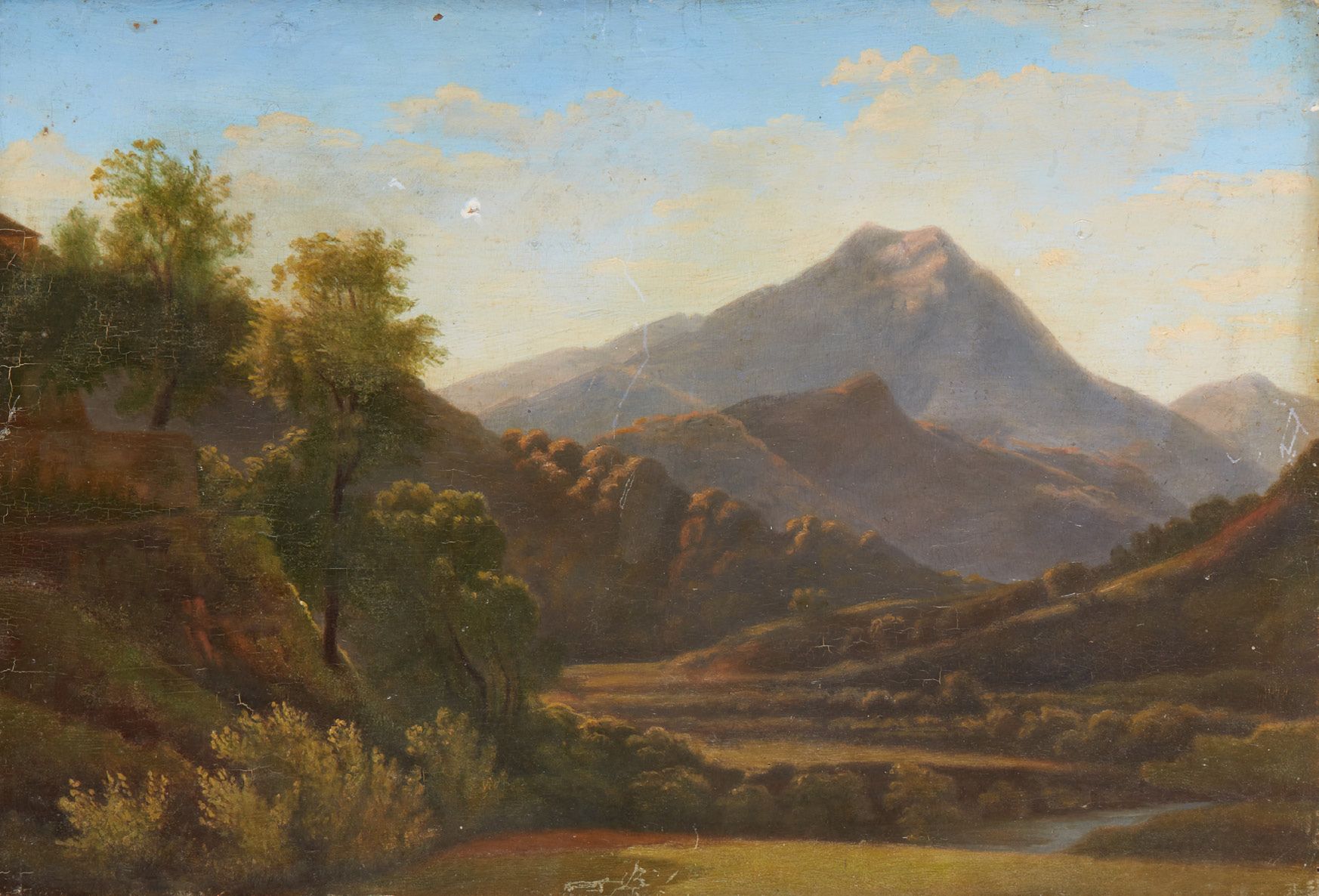 Attribué à Jean Victor BERTIN (1775-1842) Italian mountain view
Panel
Iscrizione&hellip;