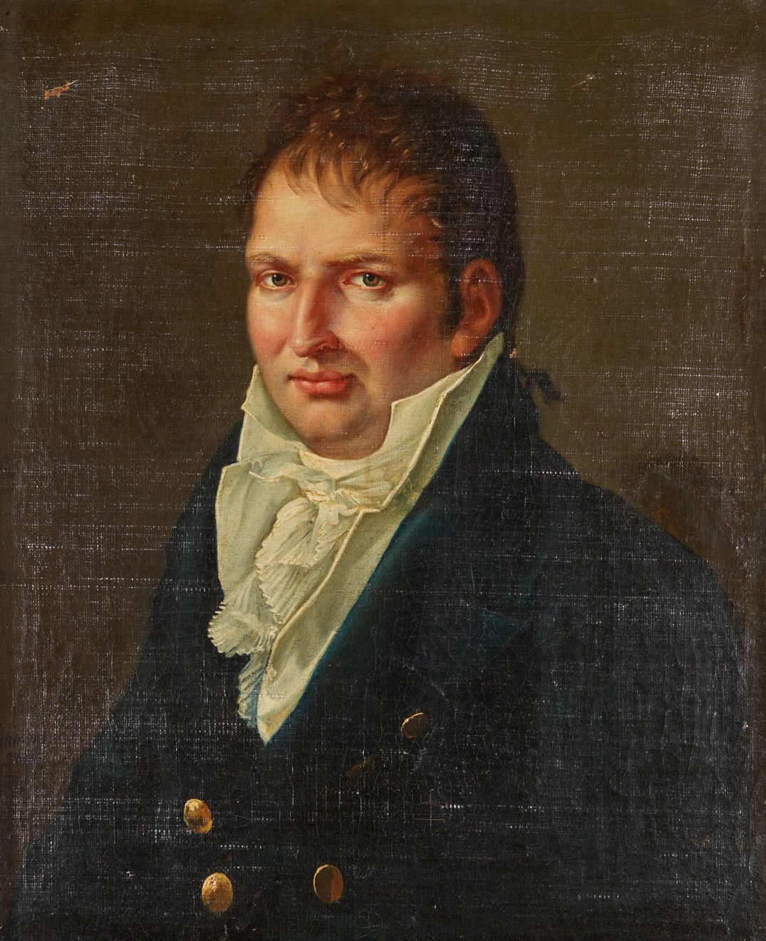 D'ANTREMONT (ACTIF VERS 1811) Portrait d'homme
Sur sa toile d'origine
Signé et d&hellip;