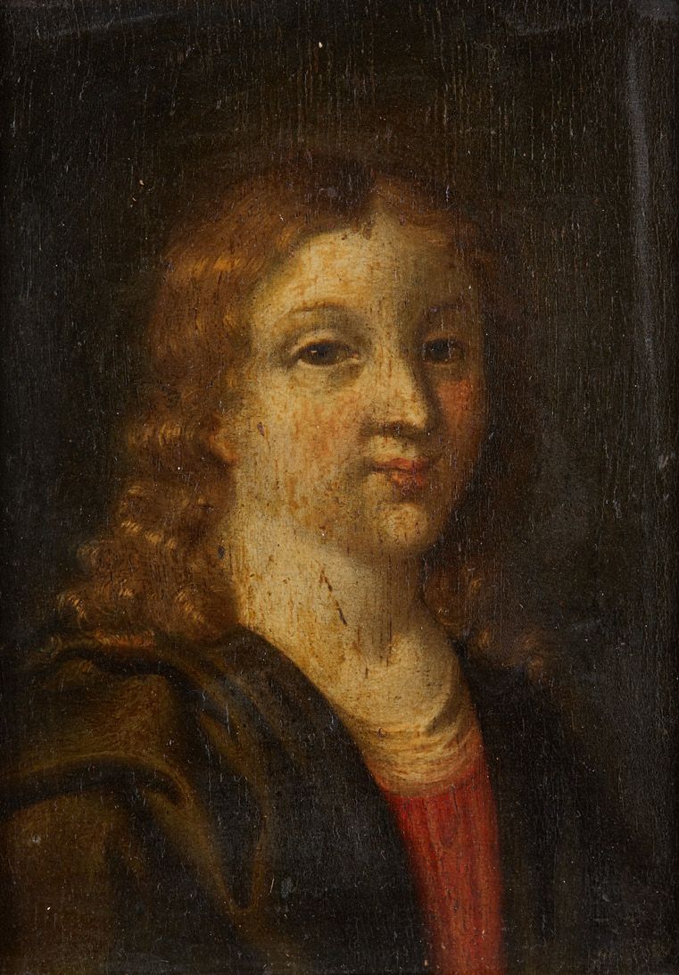 École française vers 1650 Jesus als Kind
Eichenpanel, ein Brett, nicht parkettie&hellip;