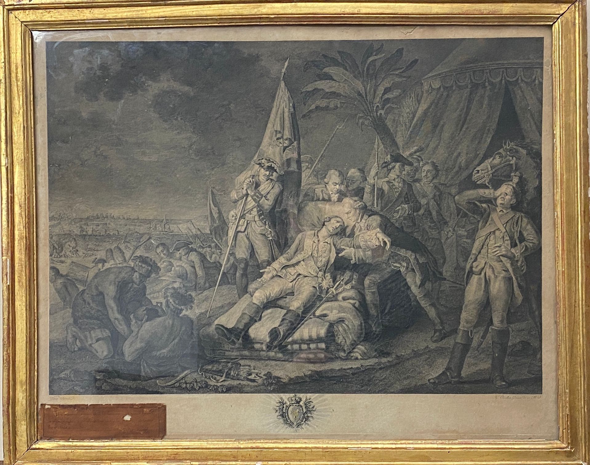 Null Nach Juste CHEVILLET (1729-1802).

Der Tod des Marquis de Montcalm in der S&hellip;