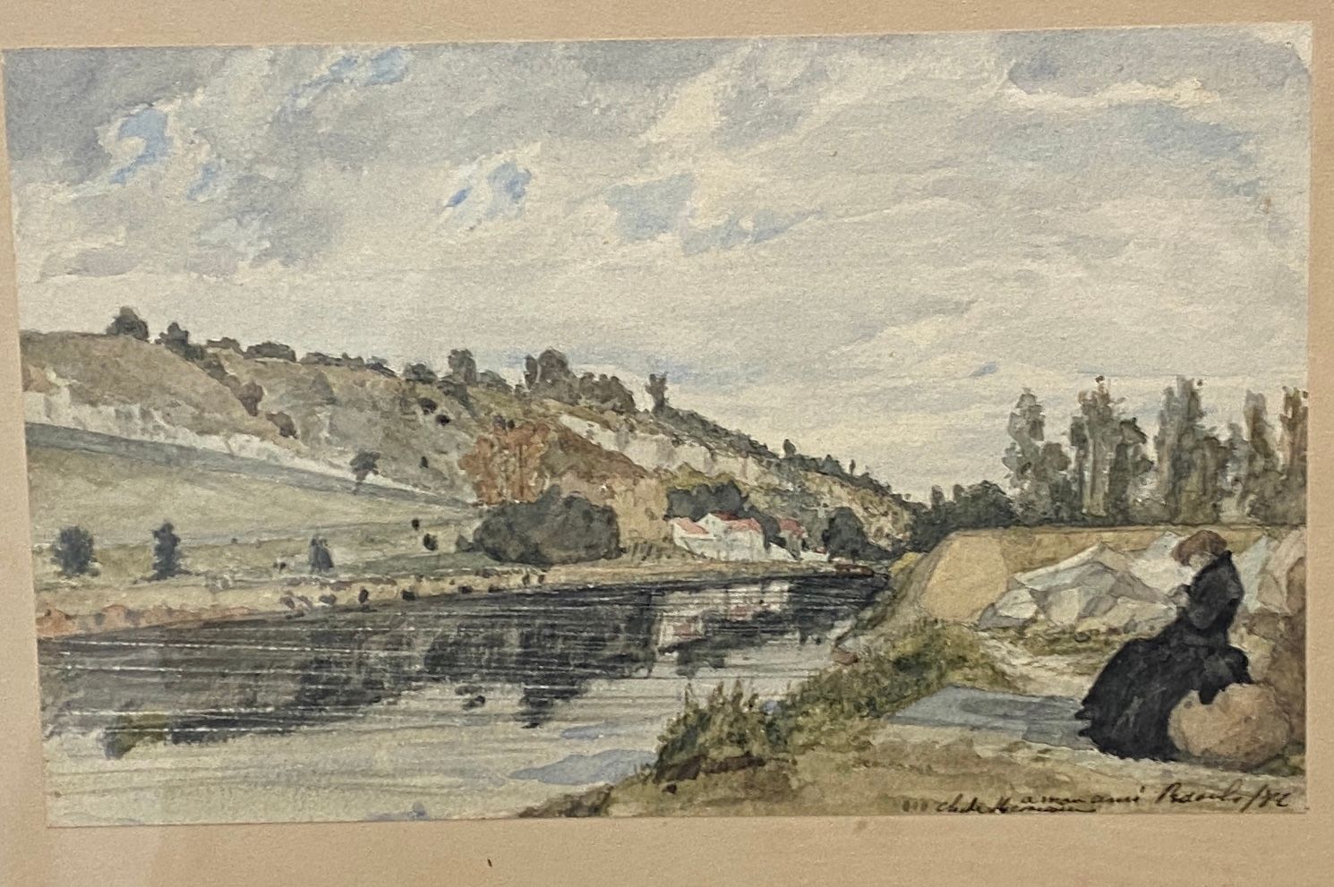 Null Ecole Française du XIXè siècle

Femme assise au bord d'une rivière

Aquarel&hellip;