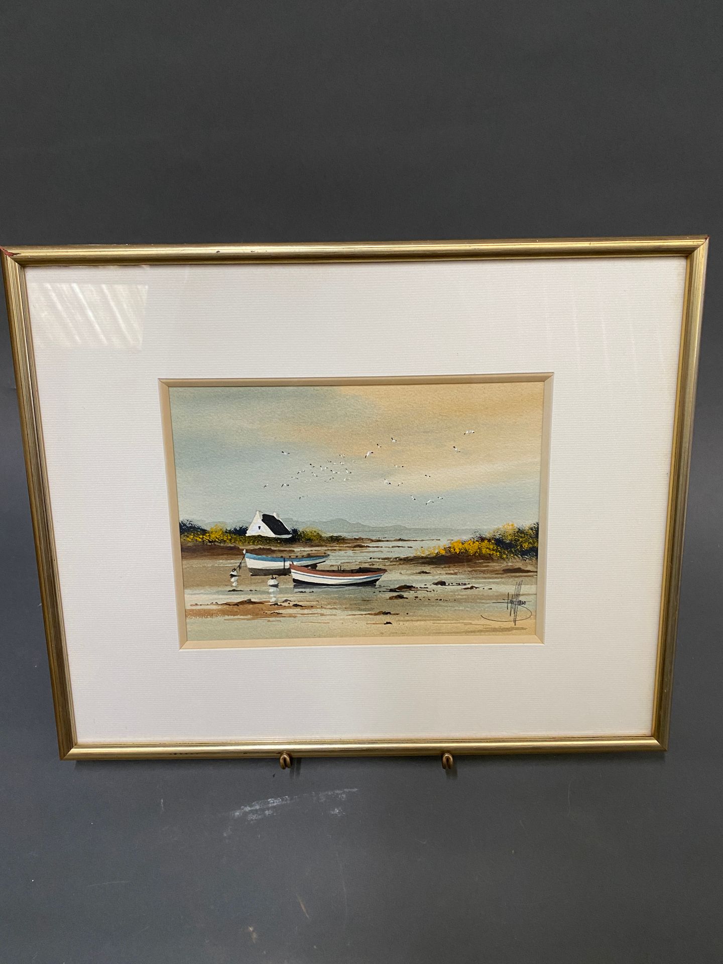 Null Stéphane LAURO (20世纪)

"布列塔尼的海滨"。

右下角有签名的水彩画

17 x 33 cm (见图)