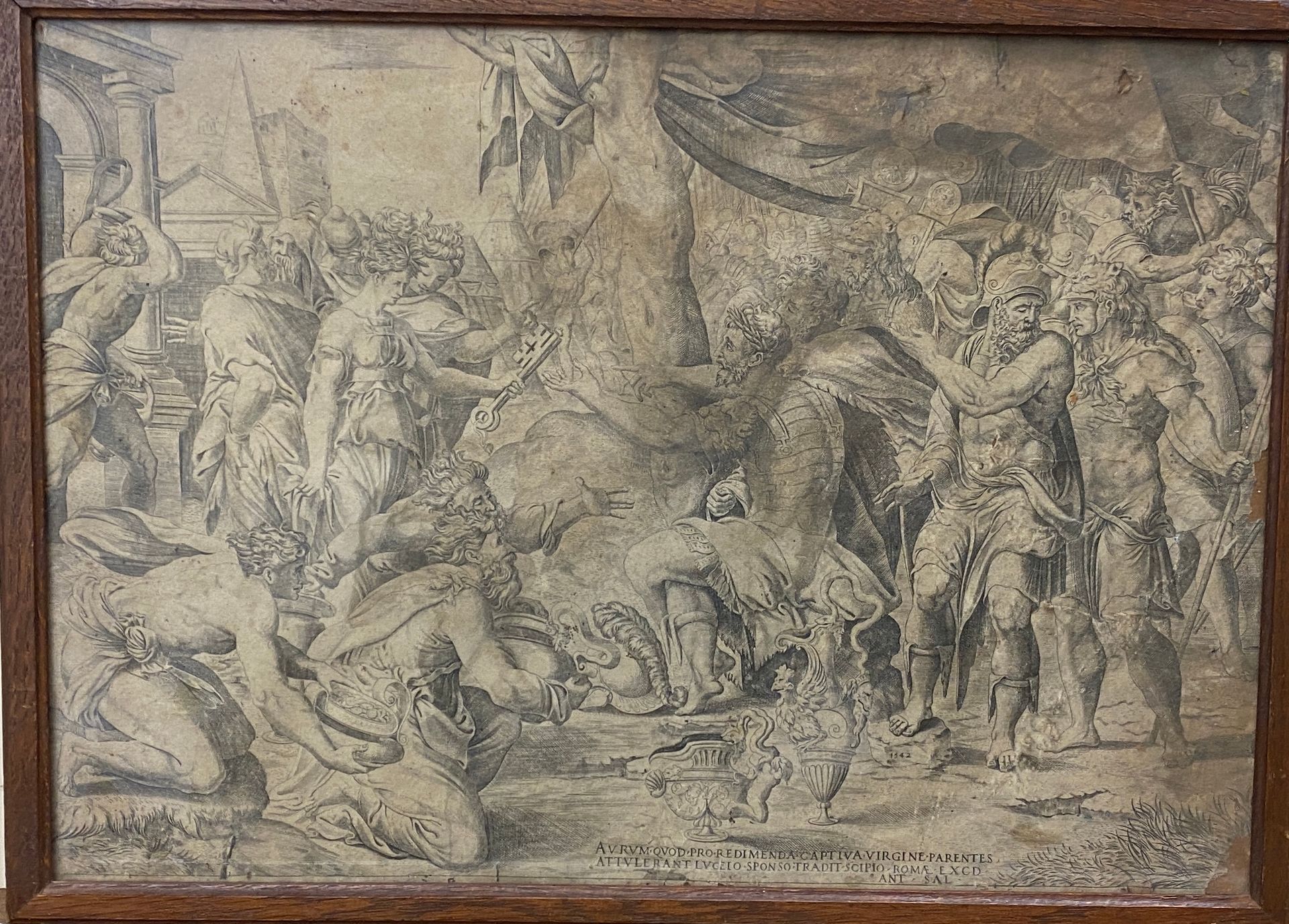 Null Religious scene

Old black engraving 

Accidents

Size : 30 x 42,5cm