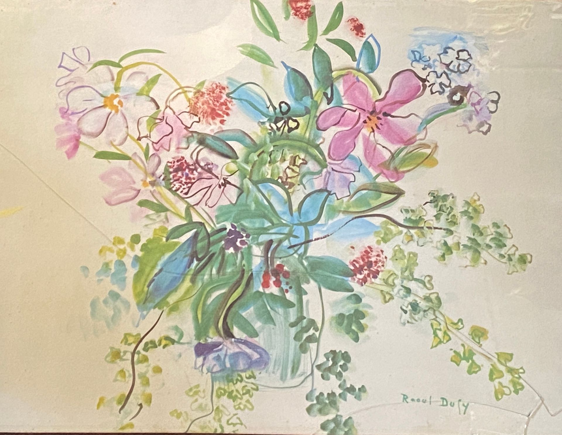 Null RAOUL DUFY (1877 - 1953) after

Bunch of flowers

Print in colors

Size : 4&hellip;