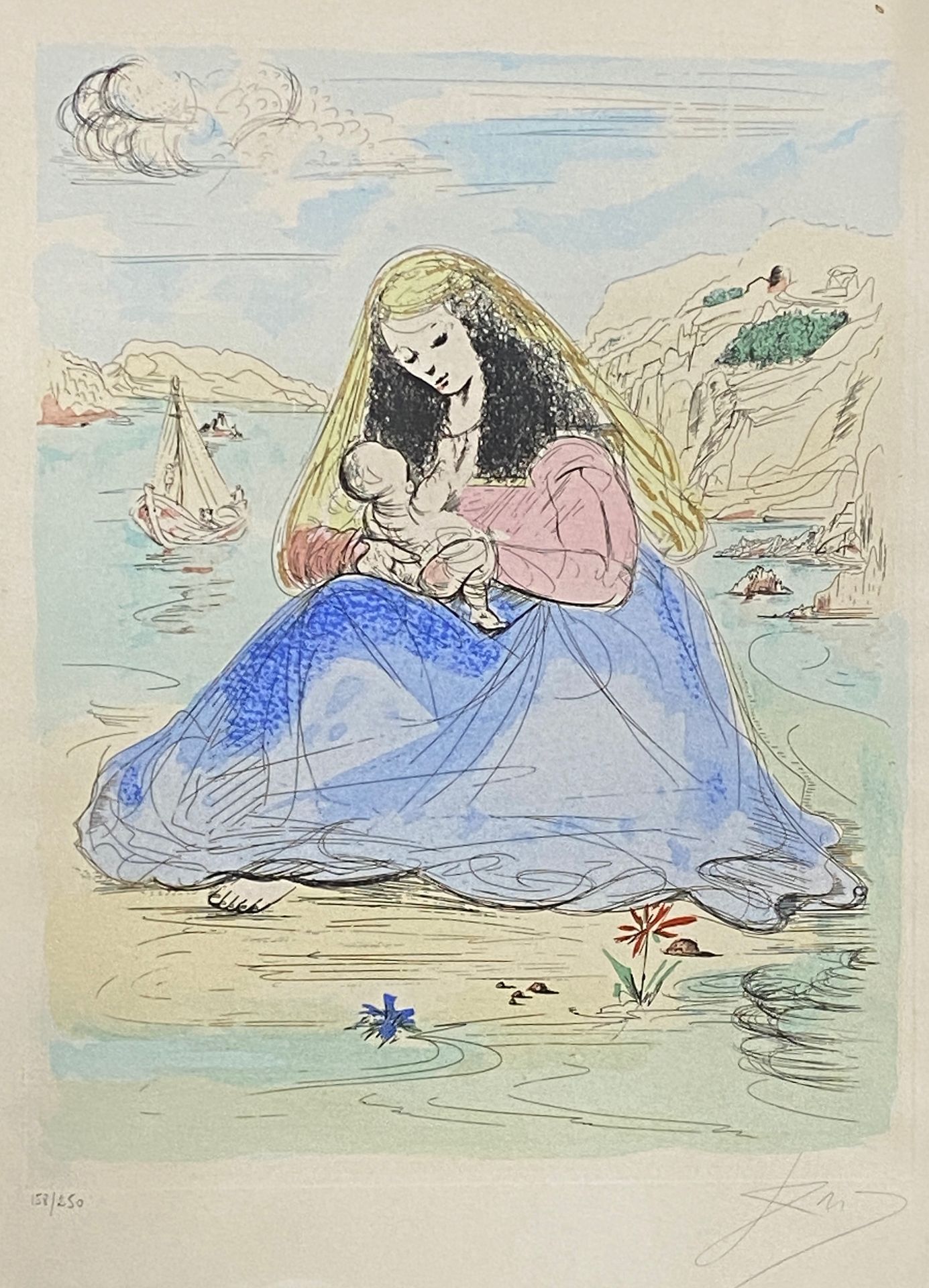 Null DALI d'après

Vierge à l'enfant

lithographie en couleurs, signée en bas à &hellip;