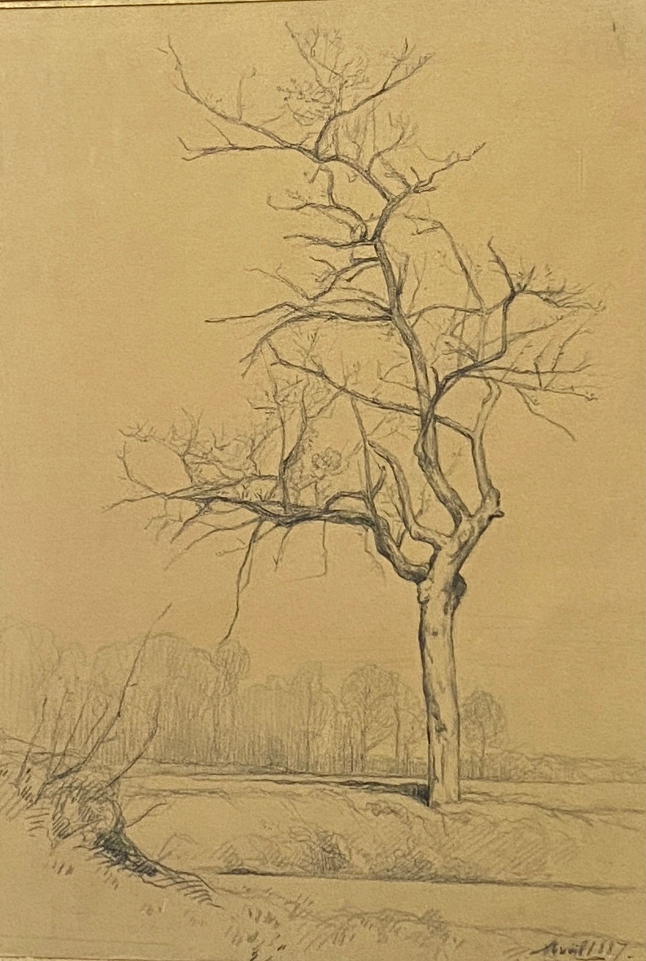 Null Eugène LAVIEILLE

(París 1820 - 1889)

Paisaje con un gran árbol

Lápiz neg&hellip;