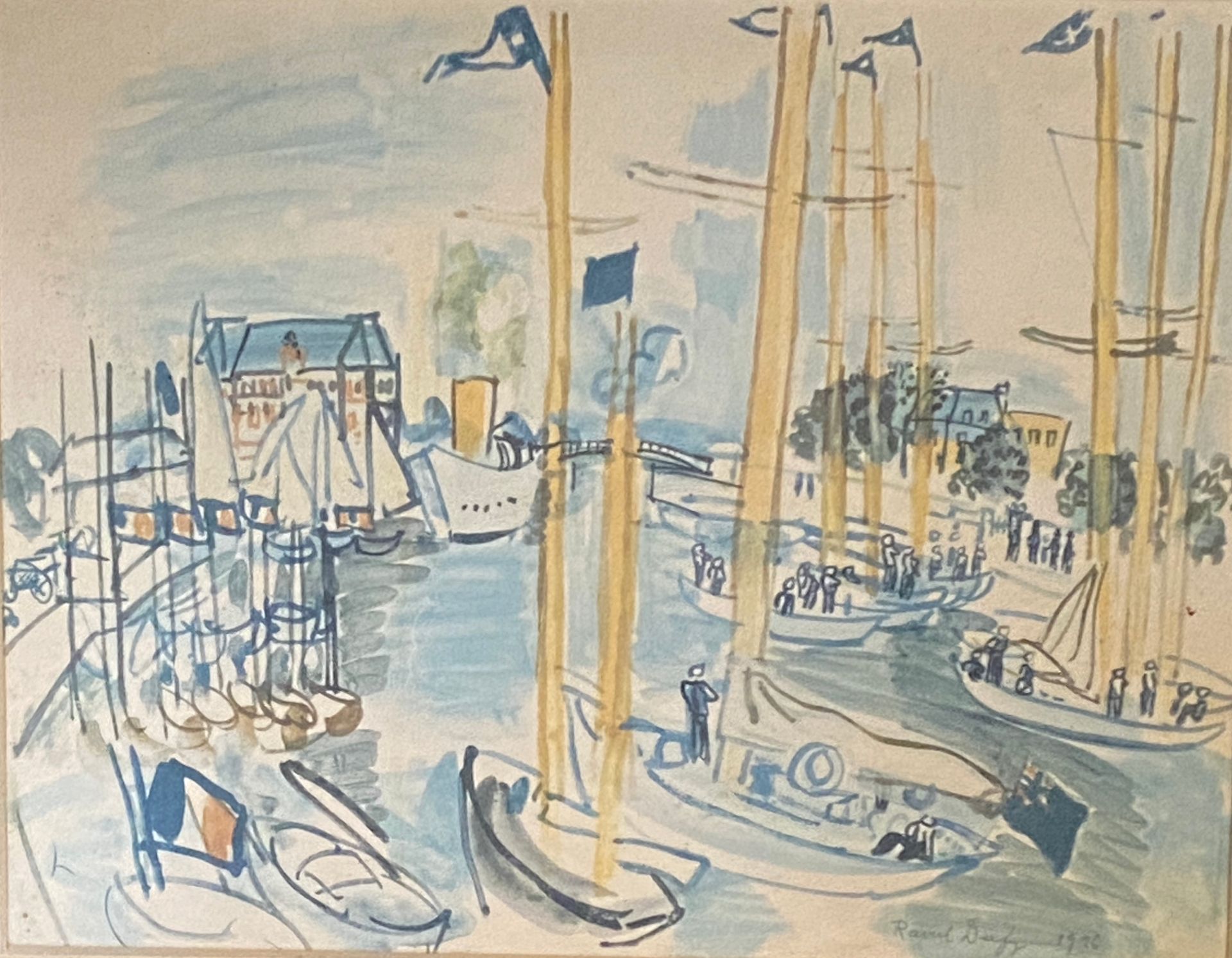 Null After RAOUL DUFY

Port scene

Size : 34 x 45cm