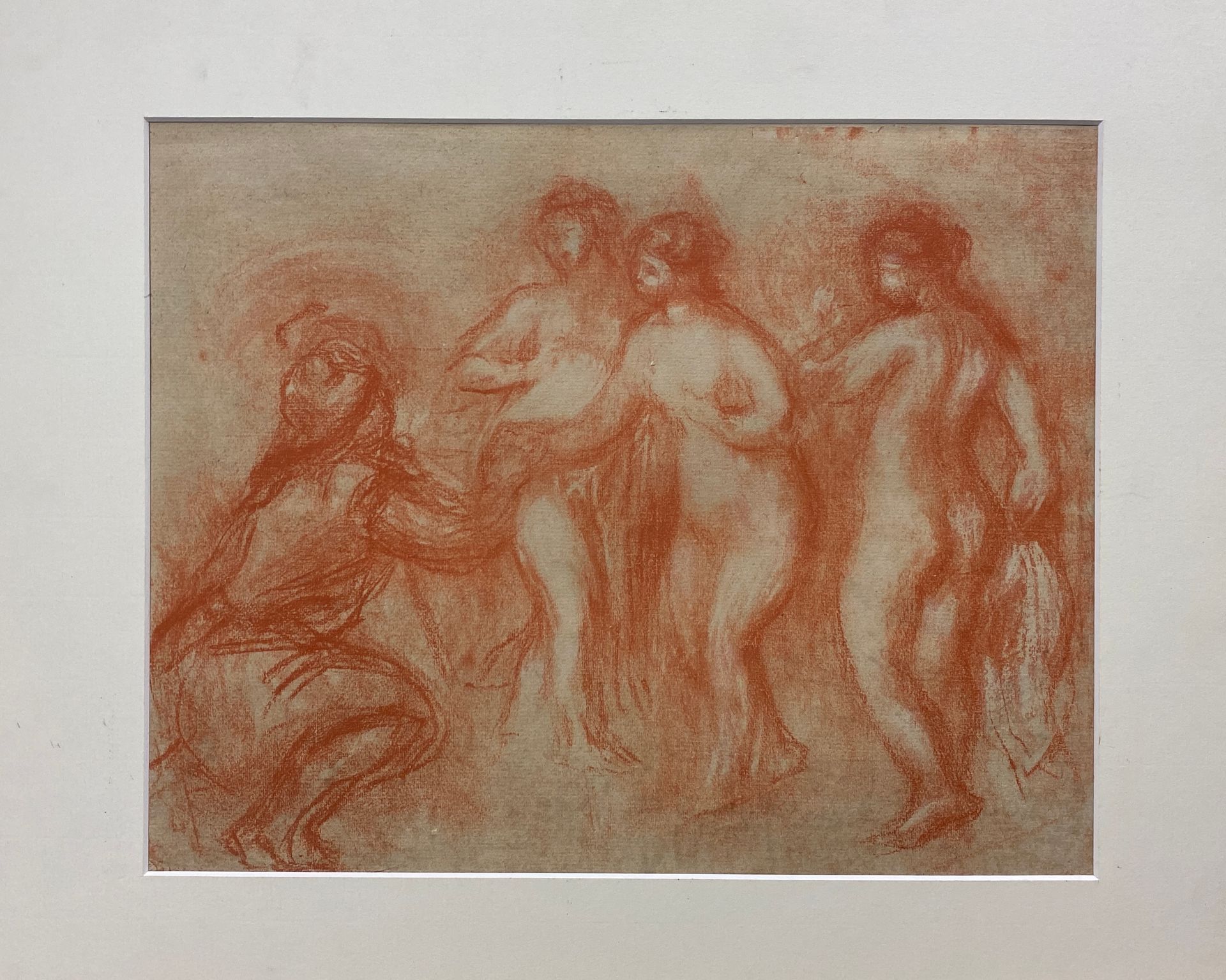 Null RENOIR after

The Three Graces

Engraved plate in the manner of the sanguin&hellip;
