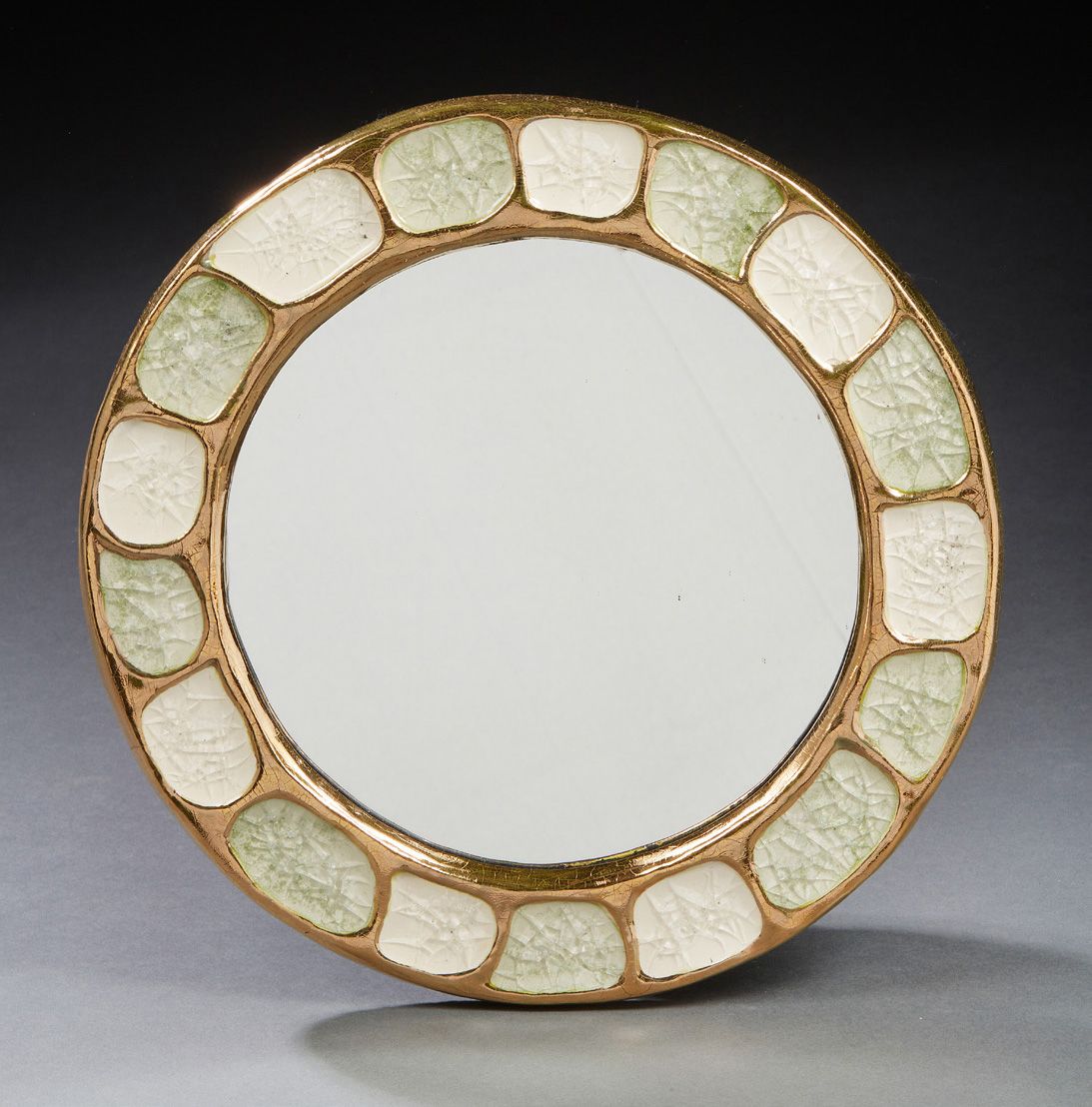MITHÉ ESPELT (1923-2020) 陶瓷水晶镜
直径：30厘米