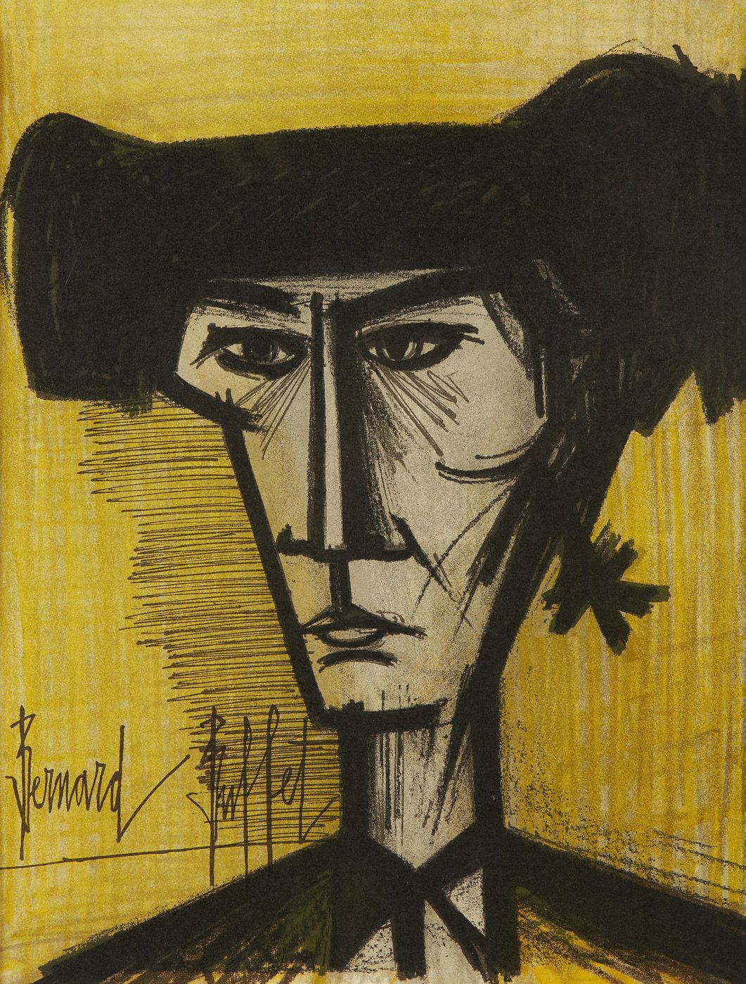 Bernard BUFFET (1928-1999) Le Torero.
Lithographie en couleurs sur vélin, pour l&hellip;
