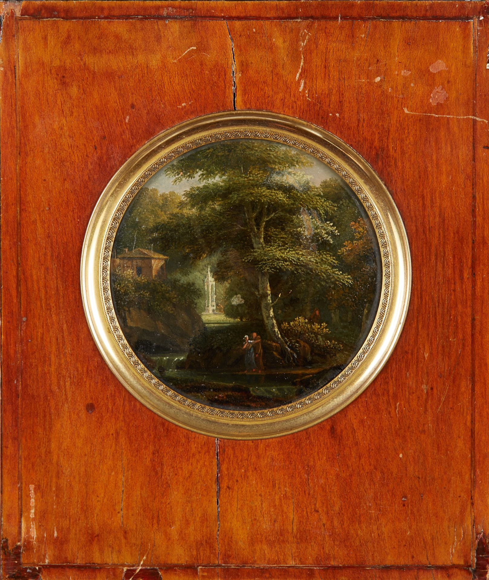 Null 
CHARLES-AUGUSTIN BURTEL (XIXème - Xxème siècle)

Paysage

Miniature éludor&hellip;