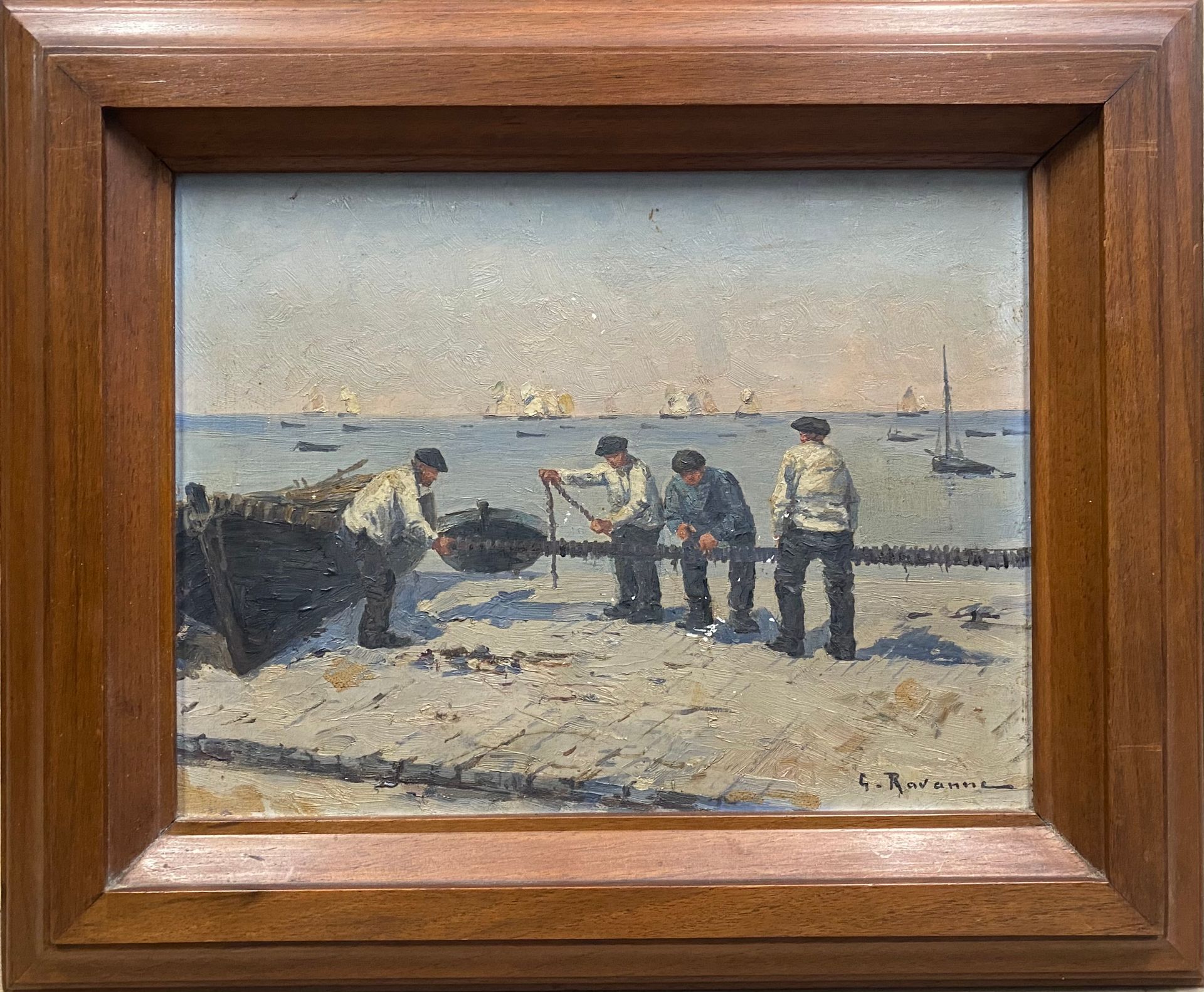 Null LEON GUSTAVE RAVANNE (1854 - 1904)

The return from fishing

Oil on panel.
&hellip;
