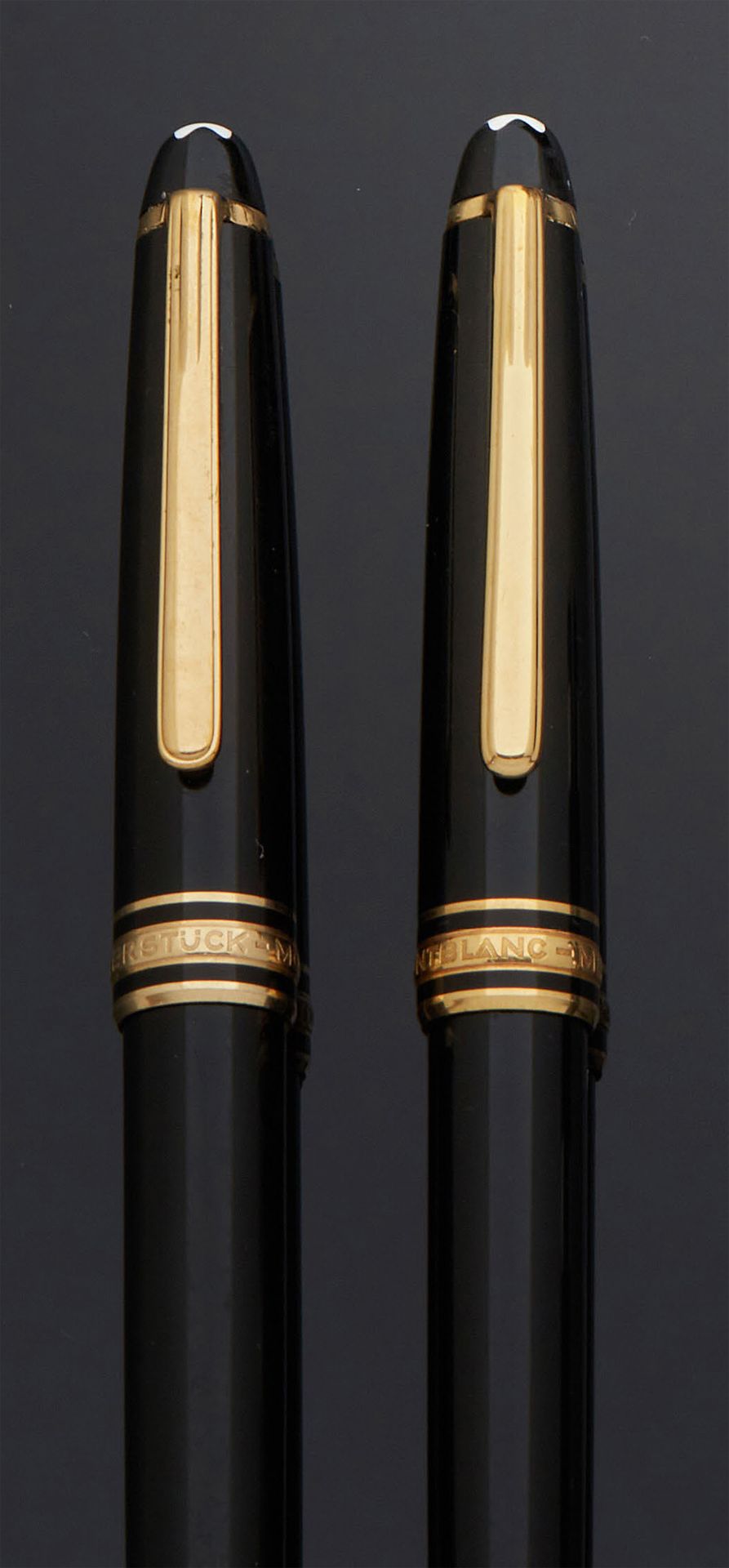 MONT BLANC Ensemble de deux stylos modèle MEISTERSTUCK : un bille et un plume (p&hellip;