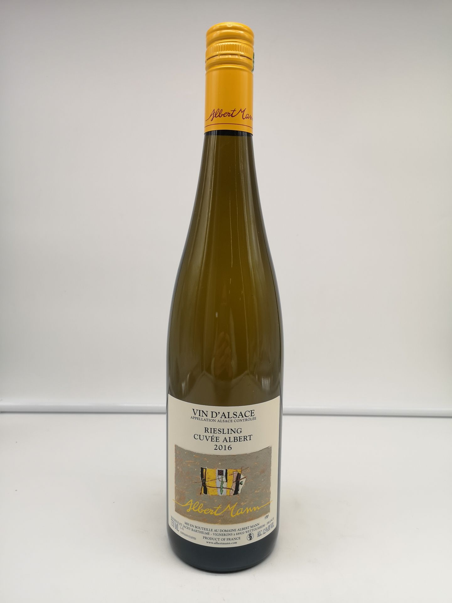 Null 12 bottles Albert Mann Riesling Cuvée 2016 Alsace