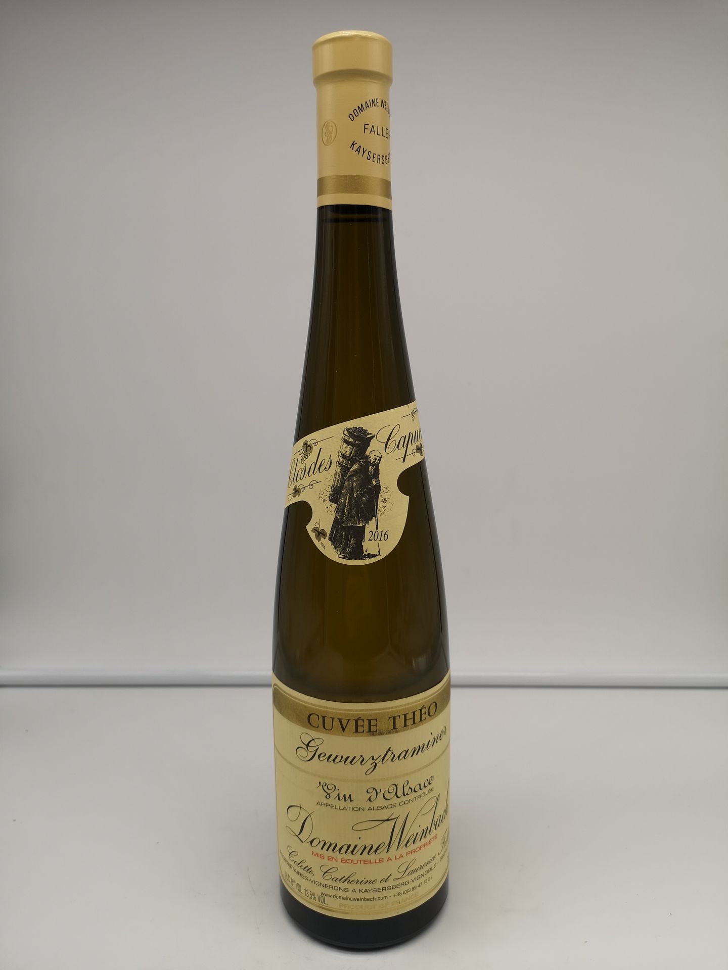 Null 12 bottiglie Domaine Weinbach Gewurztraminer Cuvée Théo 2016 Alsazia
